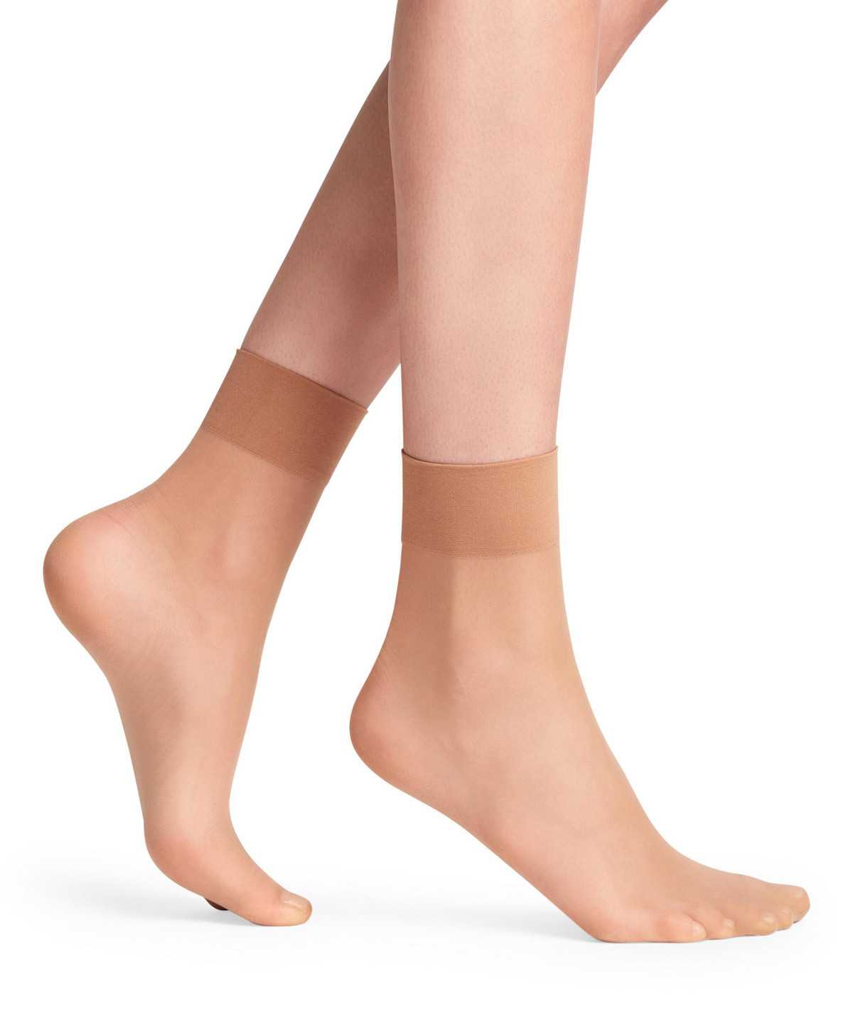 Skarpetki Falke Pure Matt 20 DEN Ankle socks Damskie Beżowe | OKSRYU-695