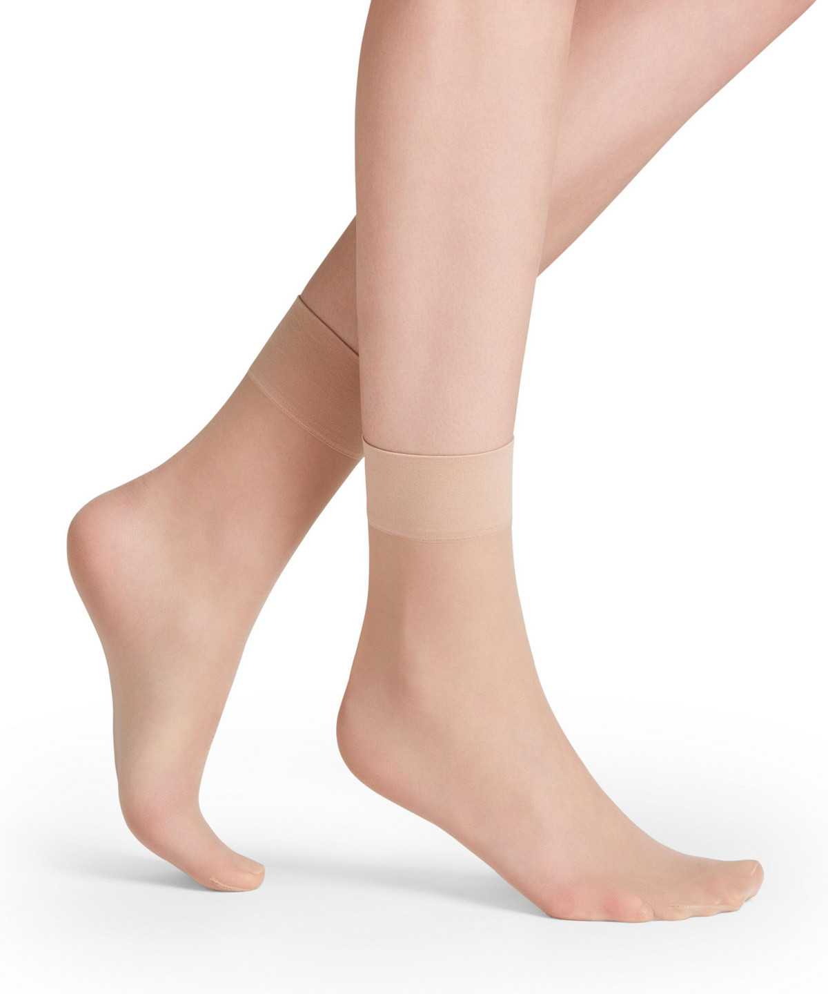 Skarpetki Falke Pure Matt 20 DEN Ankle socks Damskie Brązowe | WAFNBE-035