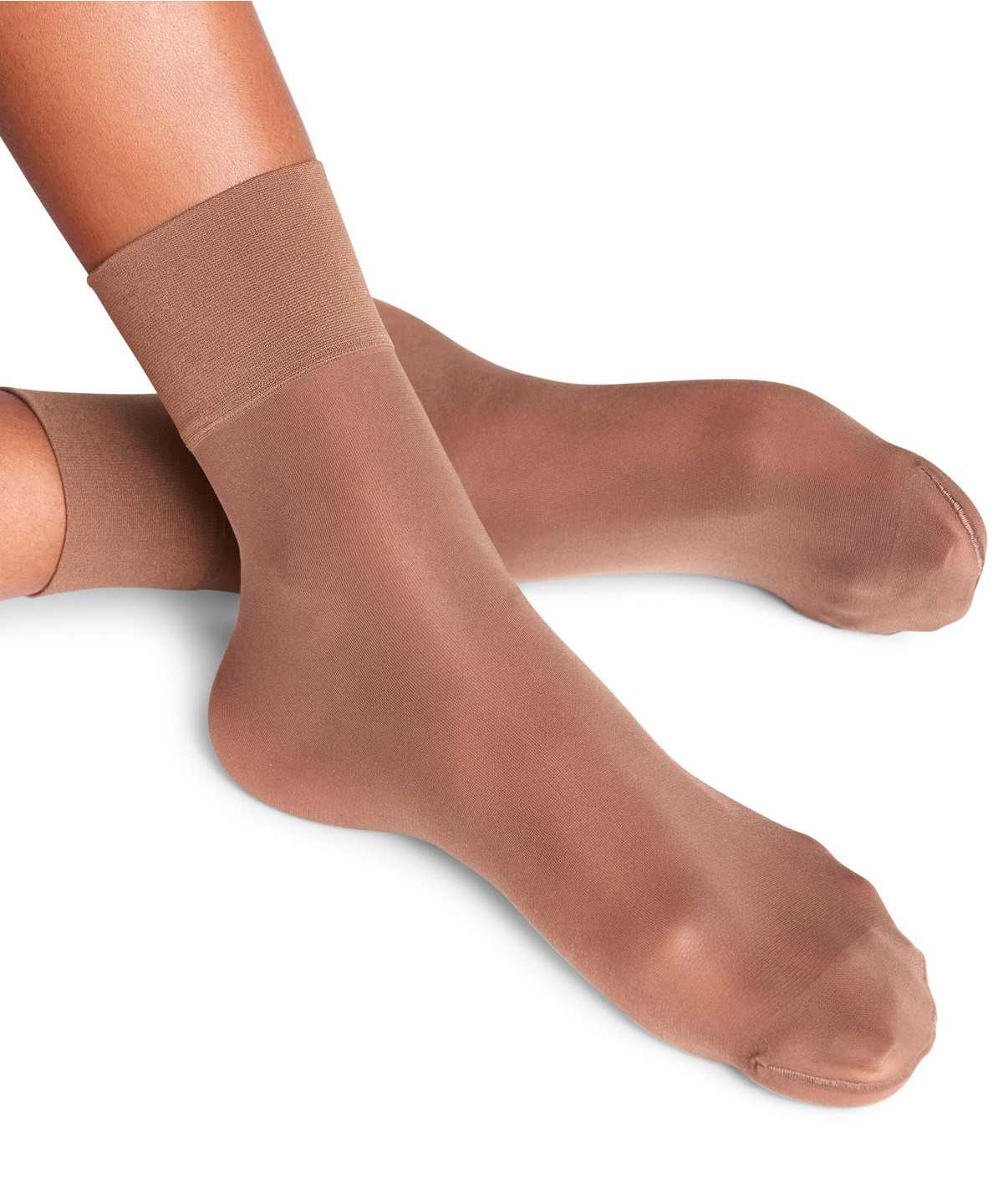 Skarpetki Falke Pure Matt 20 DEN Ankle socks Damskie Brązowe | ZOKPEU-578