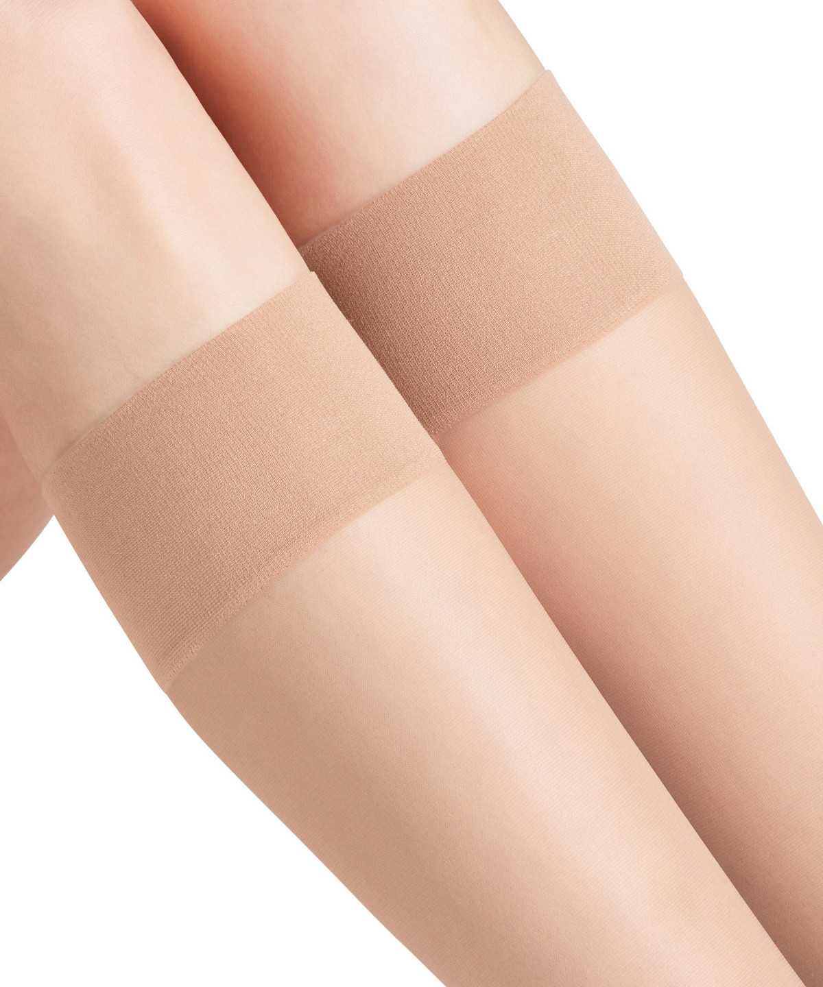 Skarpetki Falke Pure Matt 20 DEN Knee-high Socks Damskie Beżowe | PSOXEZ-957