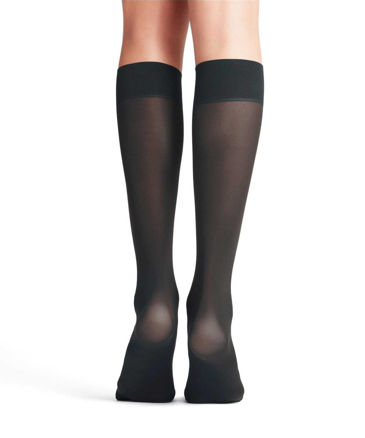 Skarpetki Falke Pure Matt 50 DEN Knee-high Socks Damskie Szare | OVZQUC-836