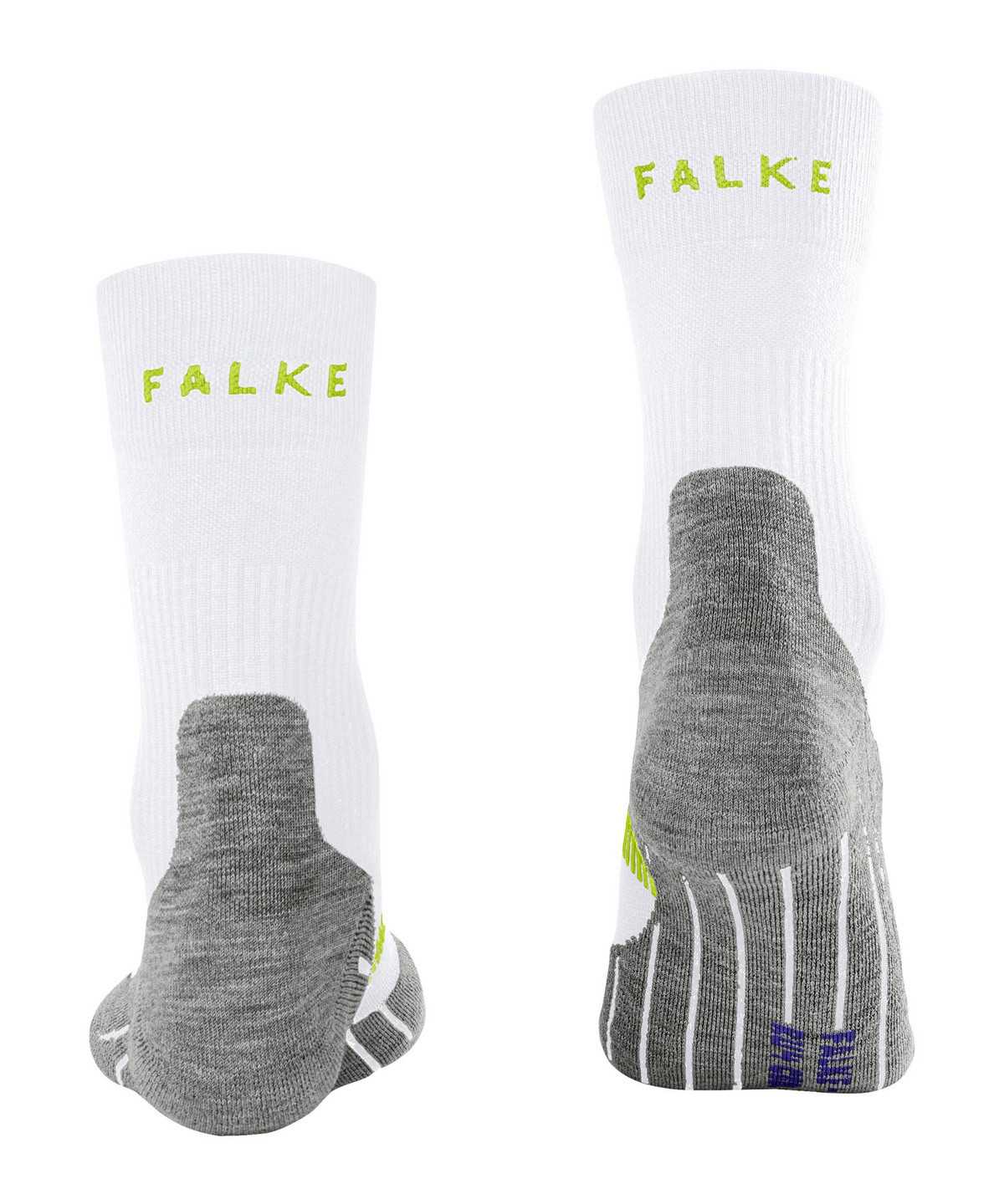 Skarpetki Falke RU4 Endurance Cool Running Socks Męskie Białe | QDNXYF-503