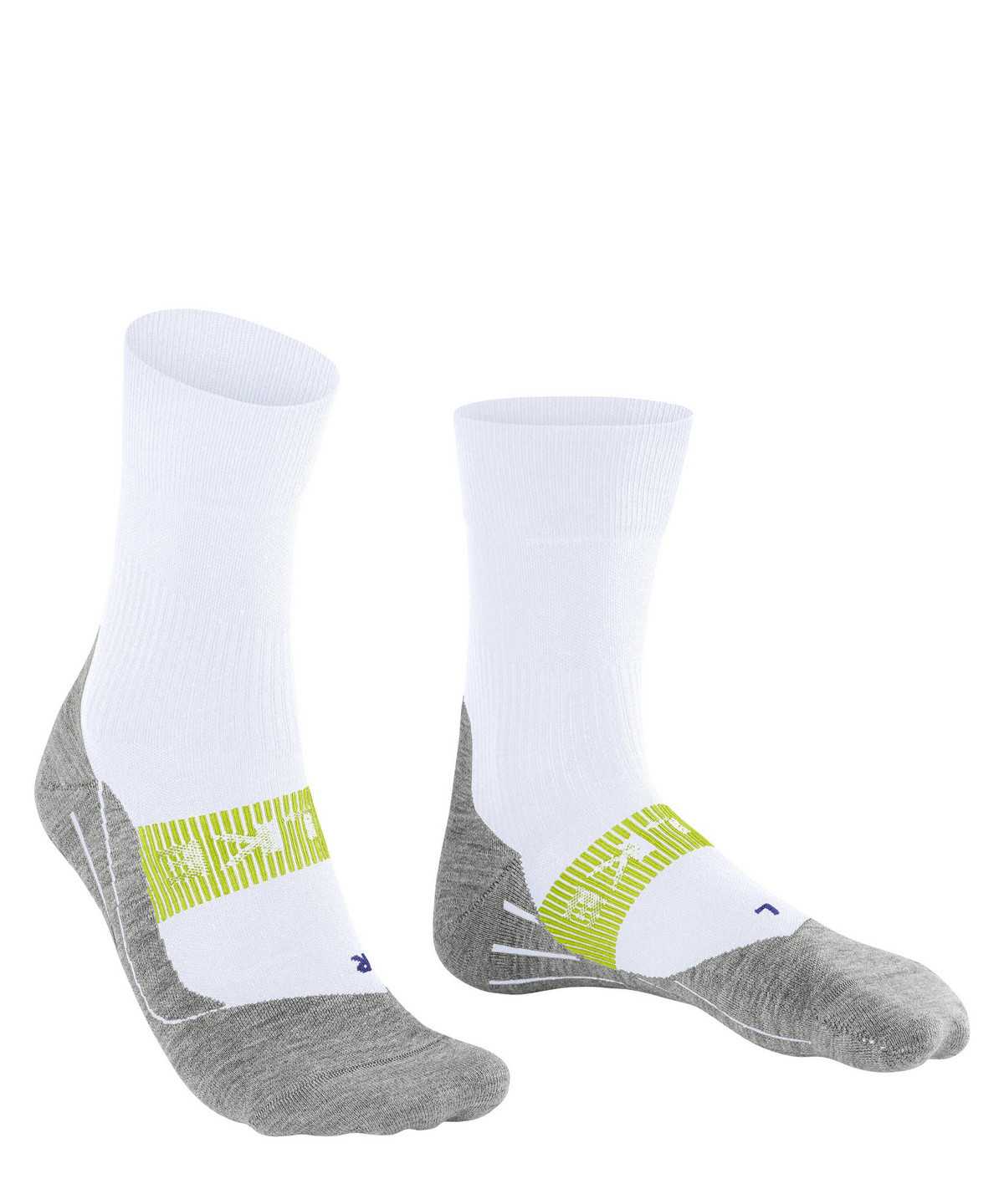 Skarpetki Falke RU4 Endurance Cool Running Socks Męskie Białe | QDNXYF-503