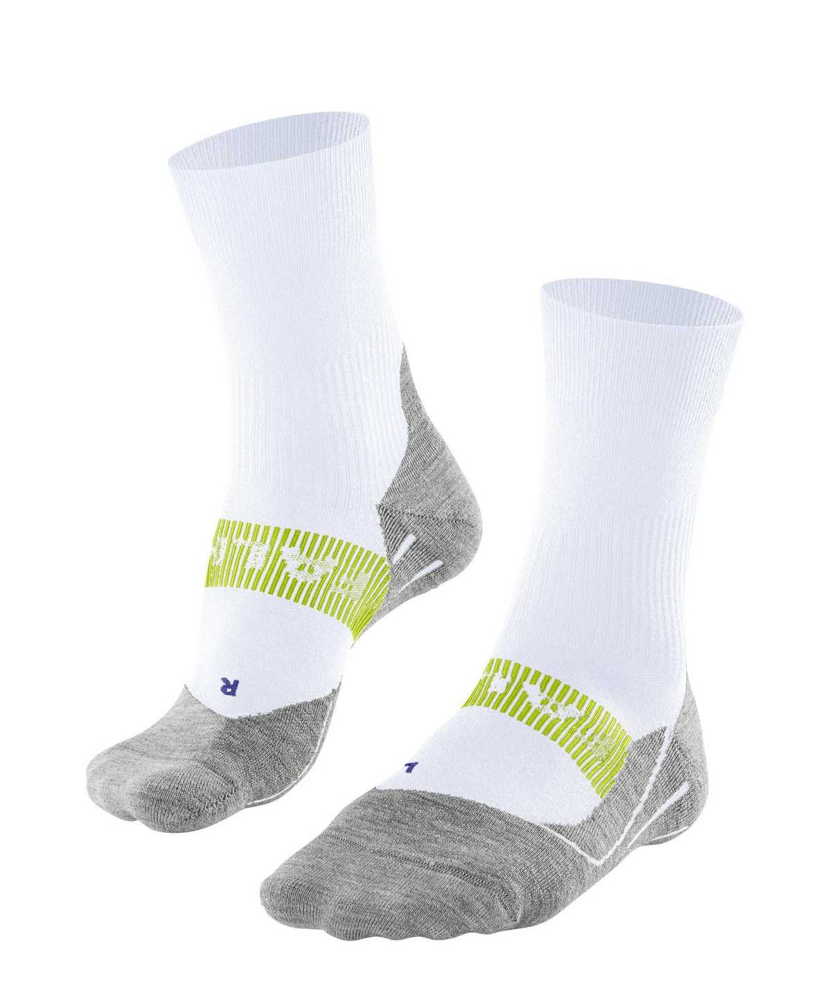 Skarpetki Falke RU4 Endurance Cool Running Socks Męskie Białe | QDNXYF-503