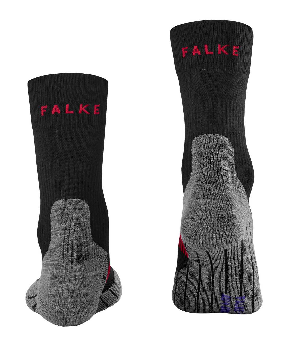 Skarpetki Falke RU4 Endurance Cool Running Socks Męskie Czarne | JVKQCZ-039