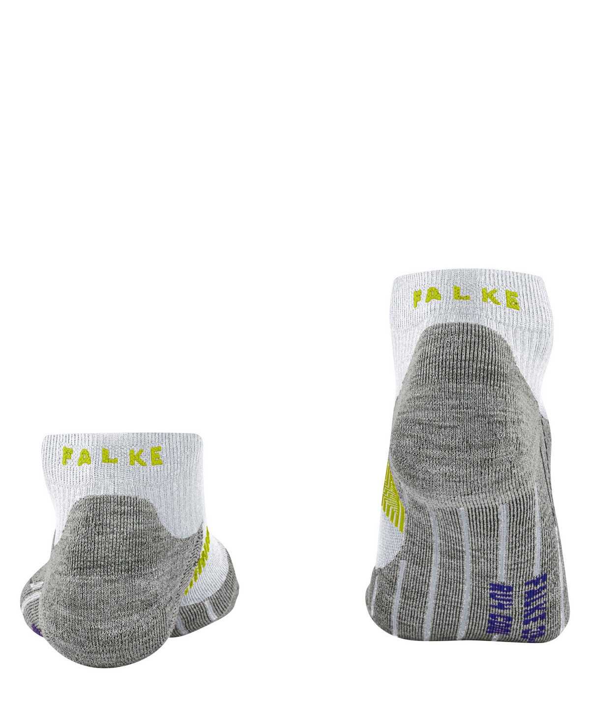 Skarpetki Falke RU4 Endurance Cool Short Running Short sock Męskie Białe | VNPSCE-938