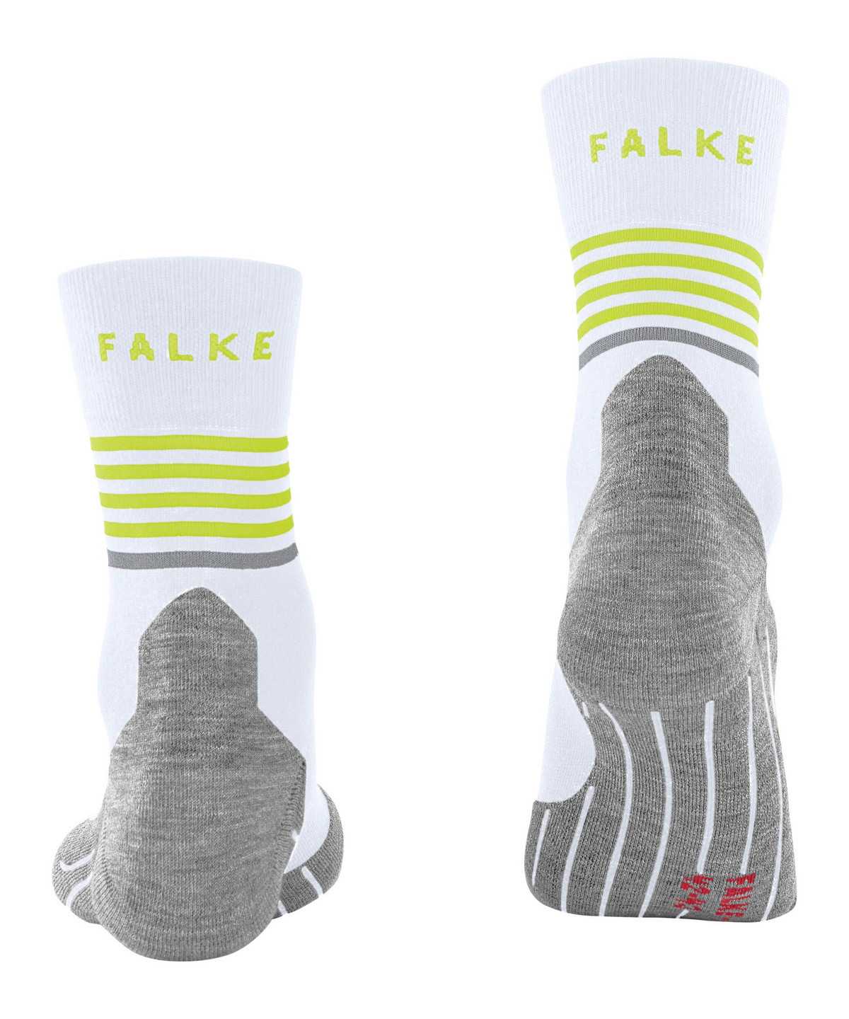 Skarpetki Falke RU4 Endurance Reflect Running Socks Męskie Białe | CLQHDV-615