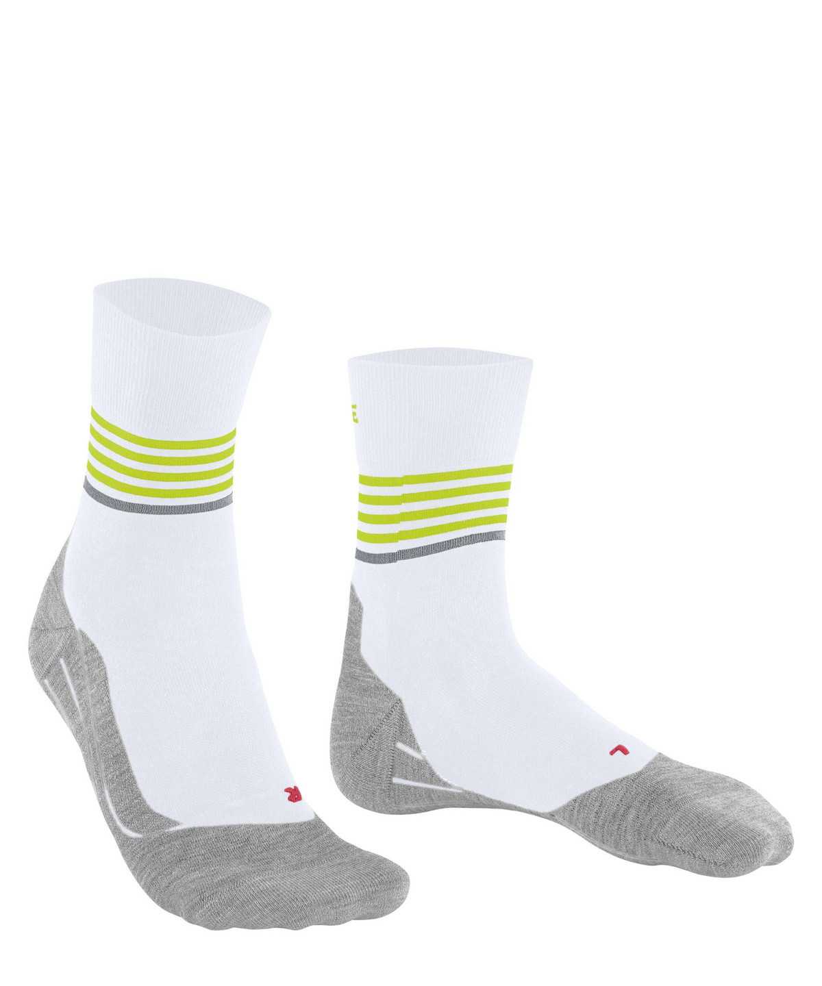 Skarpetki Falke RU4 Endurance Reflect Running Socks Męskie Białe | CLQHDV-615