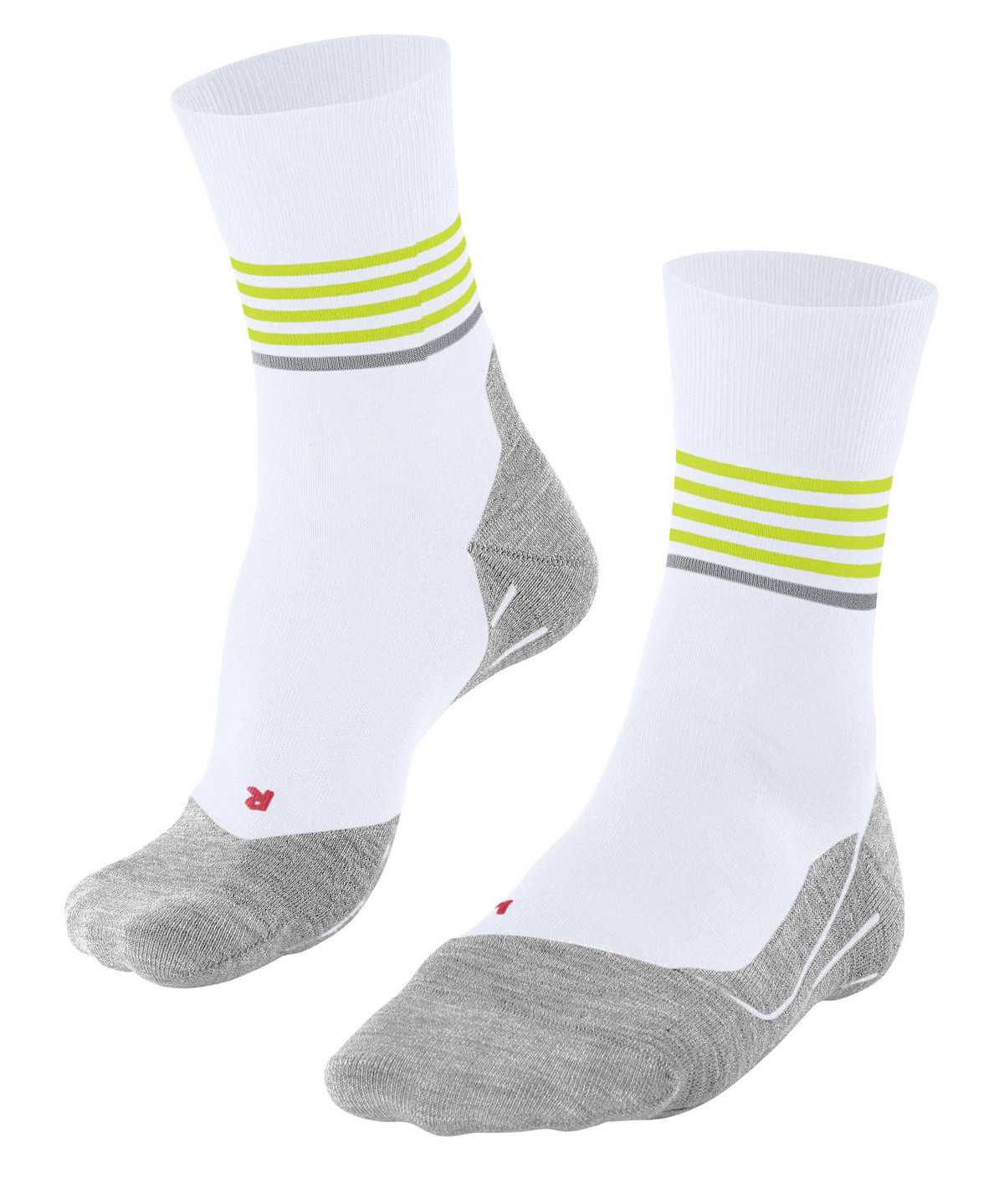 Skarpetki Falke RU4 Endurance Reflect Running Socks Męskie Białe | CLQHDV-615