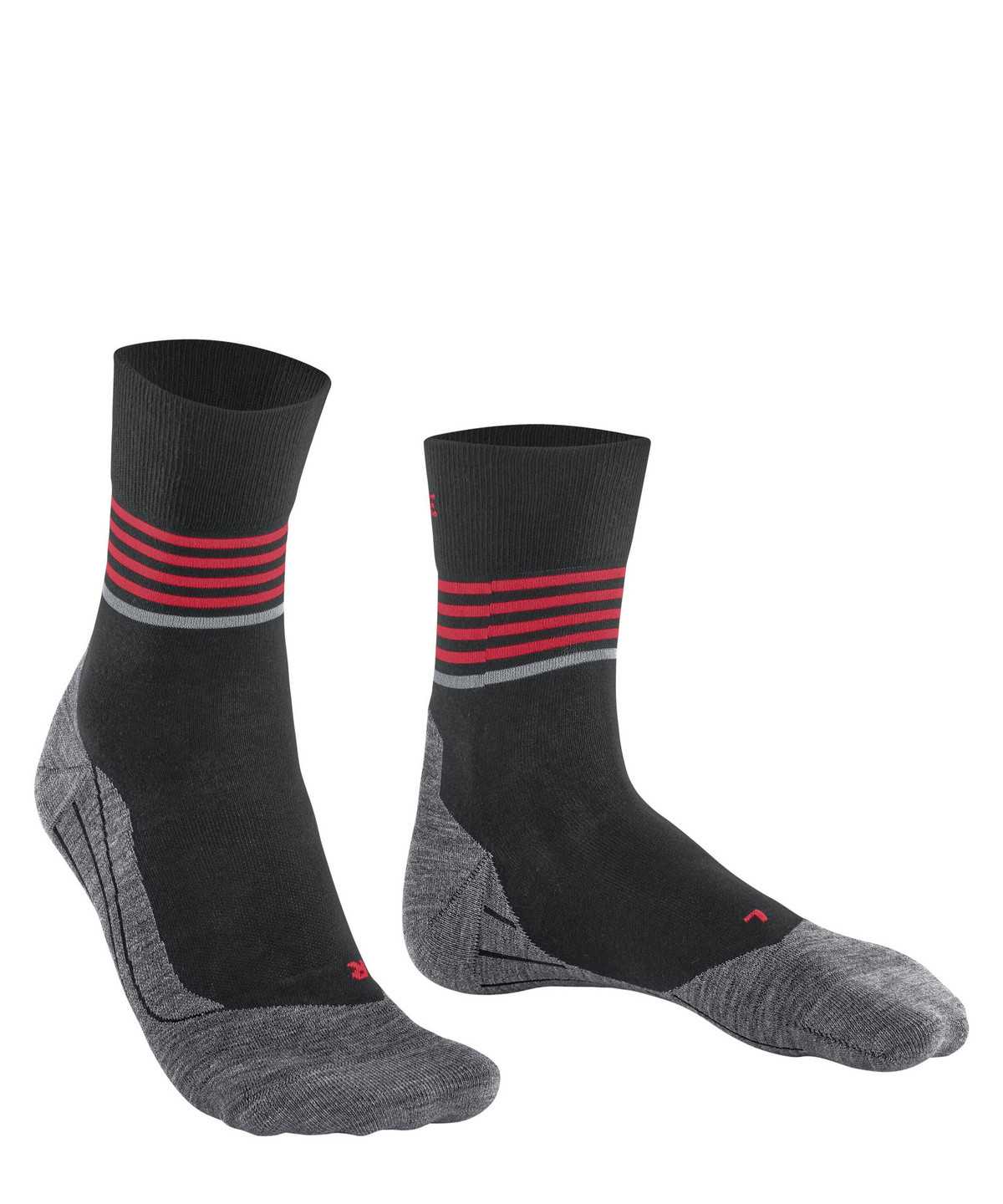 Skarpetki Falke RU4 Endurance Reflect Running Socks Męskie Czarne | GZXQEN-531