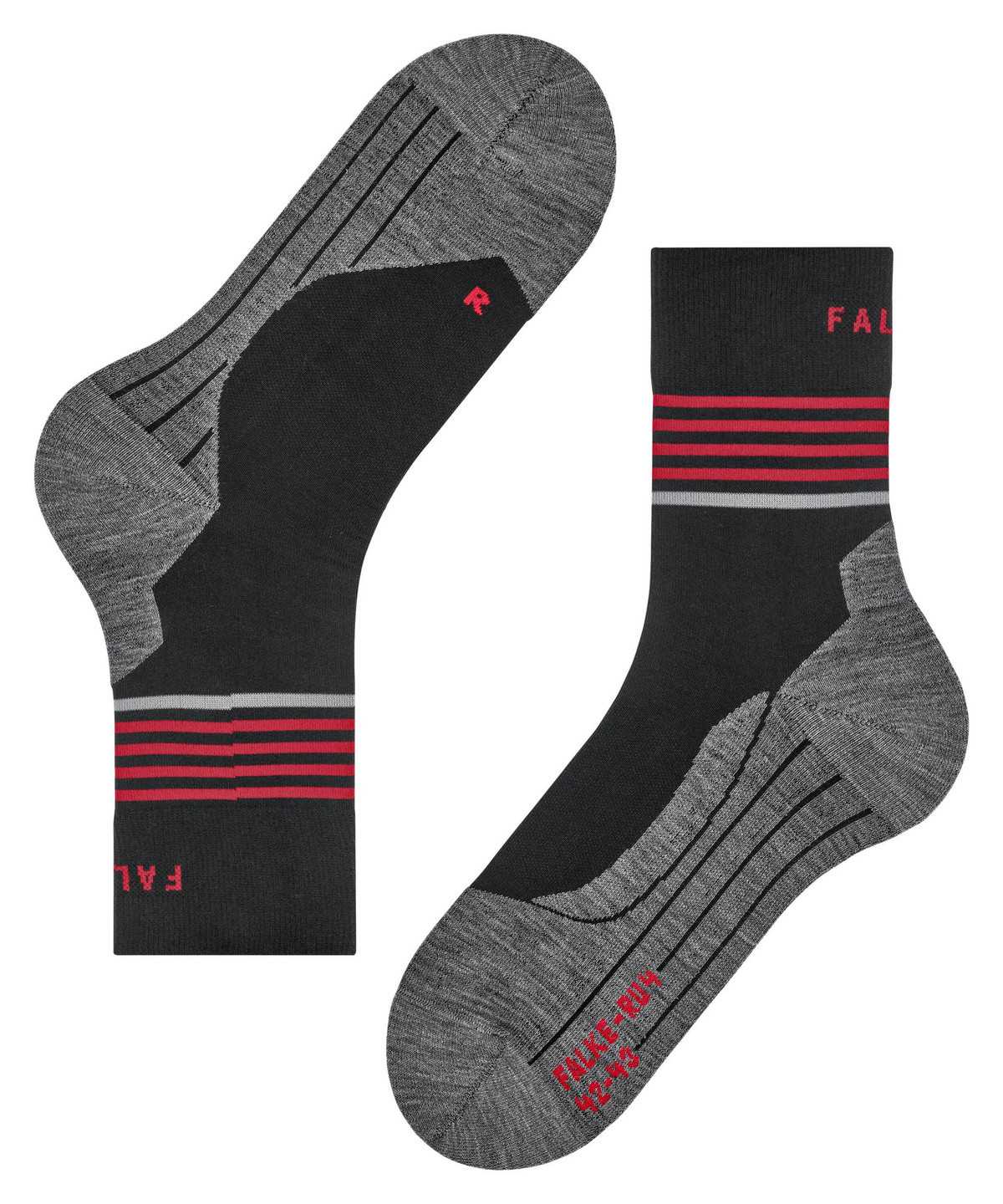 Skarpetki Falke RU4 Endurance Reflect Running Socks Męskie Czarne | GZXQEN-531