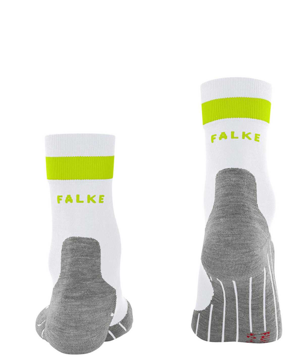 Skarpetki Falke RU4 Endurance Running Socks Męskie Białe | UBSCJK-345