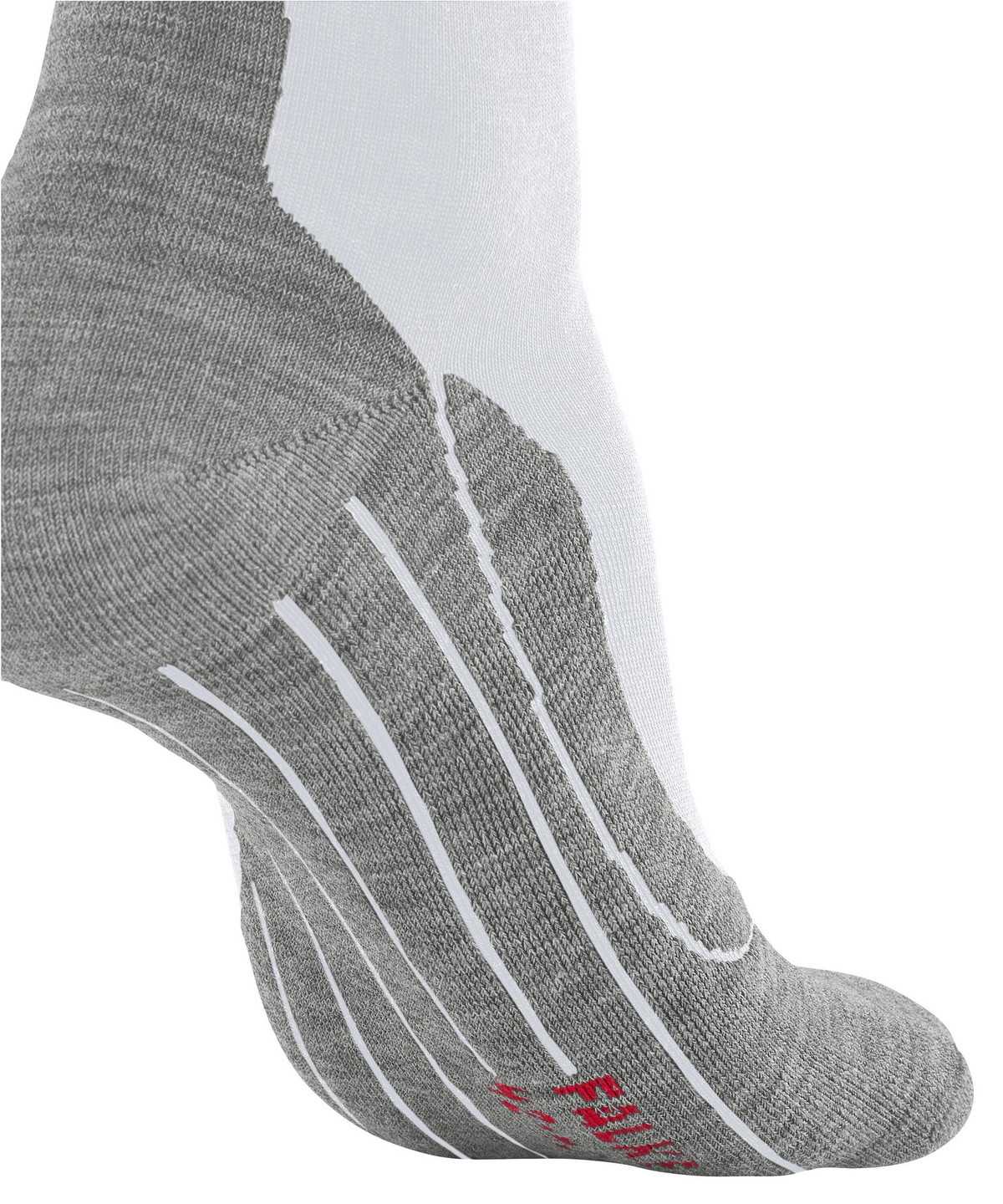 Skarpetki Falke RU4 Endurance Running Socks Męskie Białe | UBSCJK-345