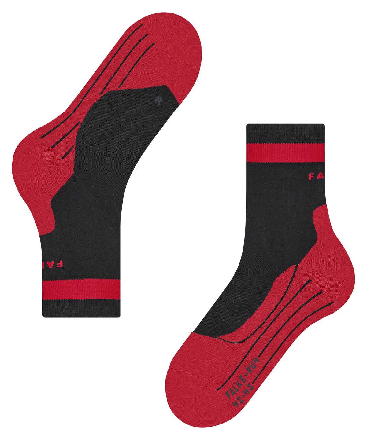 Skarpetki Falke RU4 Endurance Running Socks Męskie Szare | WVMOBX-735