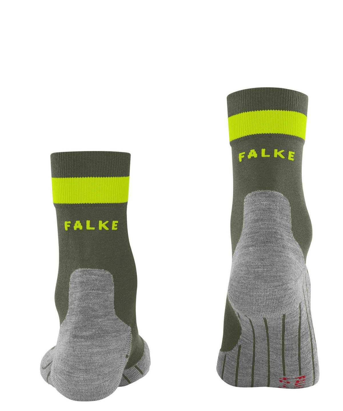 Skarpetki Falke RU4 Endurance Running Socks Męskie Zielone | RVEJUB-025