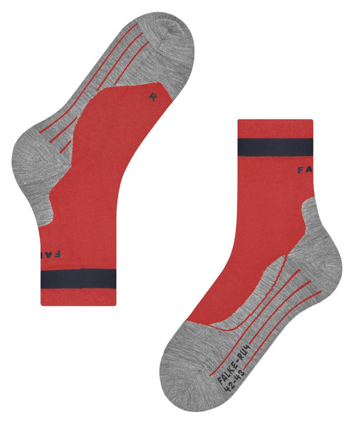 Skarpetki Falke RU4 Endurance Running Socks Męskie Pomarańczowe | RKTEVL-284