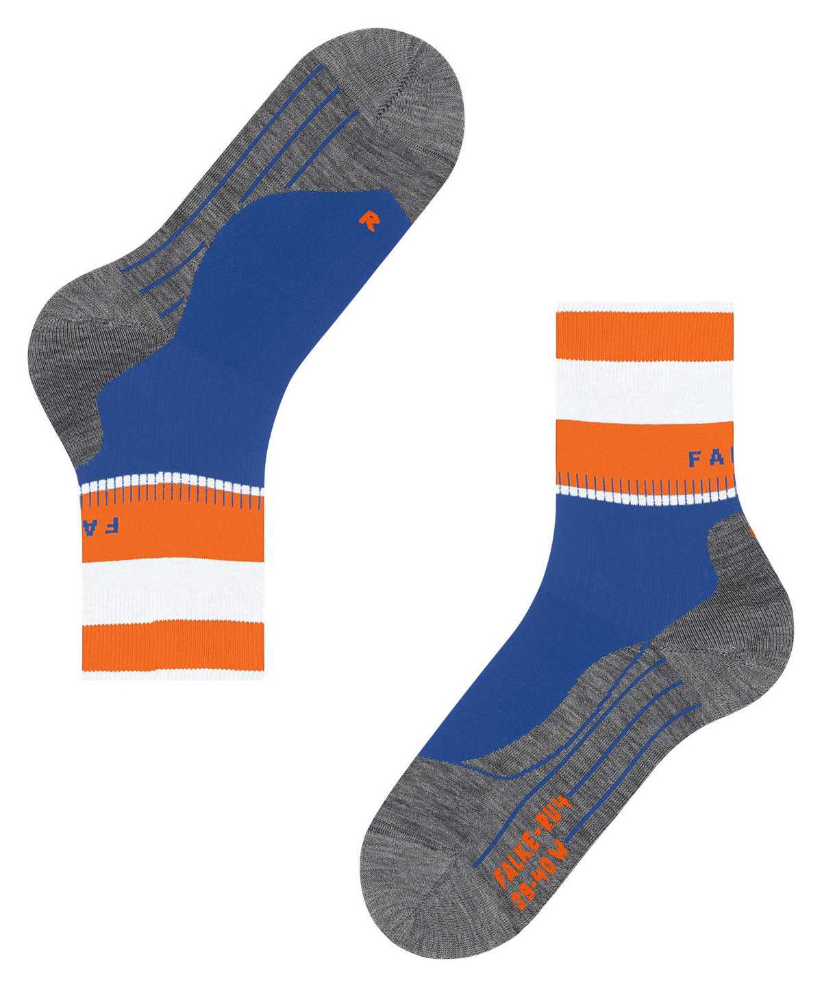 Skarpetki Falke RU4 Endurance Running Socks Męskie Niebieskie | VENYWC-513