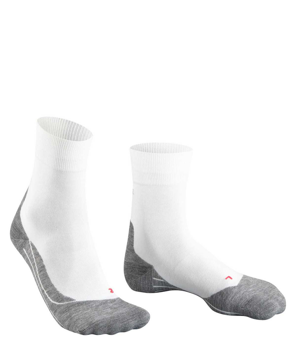 Skarpetki Falke RU4 Endurance Running Socks Męskie Białe | OZGXYS-951