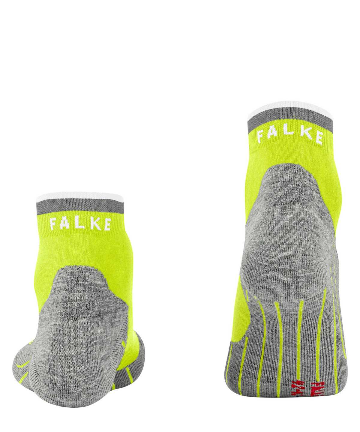 Skarpetki Falke RU4 Endurance Short Reflect Running Short sock Męskie Zielone | RJDZCI-593