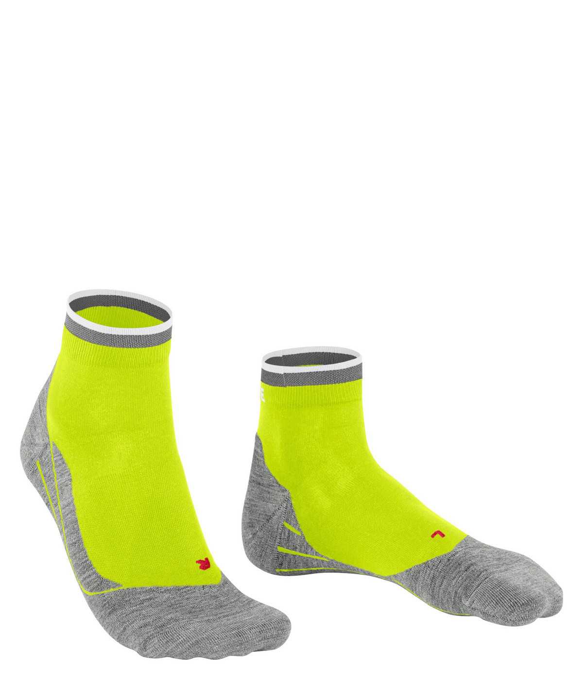 Skarpetki Falke RU4 Endurance Short Reflect Running Short sock Męskie Zielone | RJDZCI-593