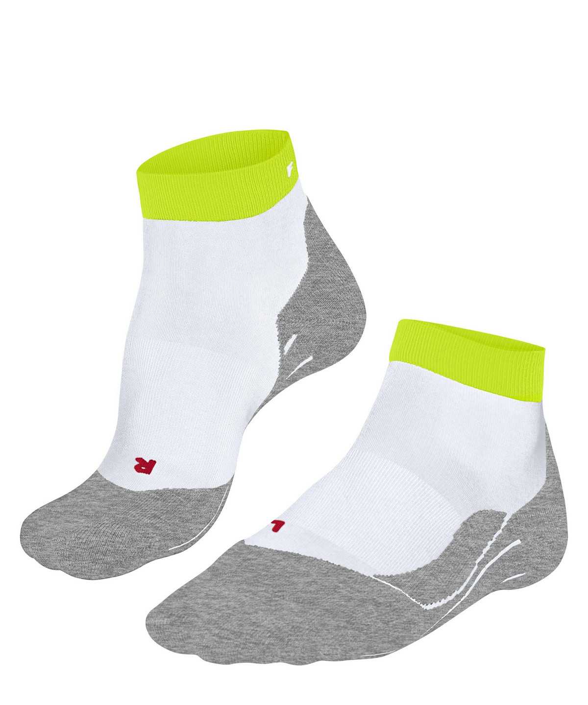 Skarpetki Falke RU4 Endurance Short Running Short sock Męskie Białe | UCVRZG-916