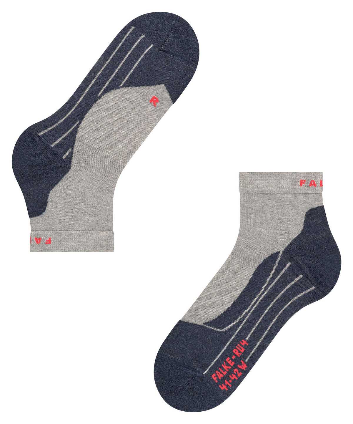 Skarpetki Falke RU4 Endurance Short Running Short sock Męskie Szare | TSJBPK-173