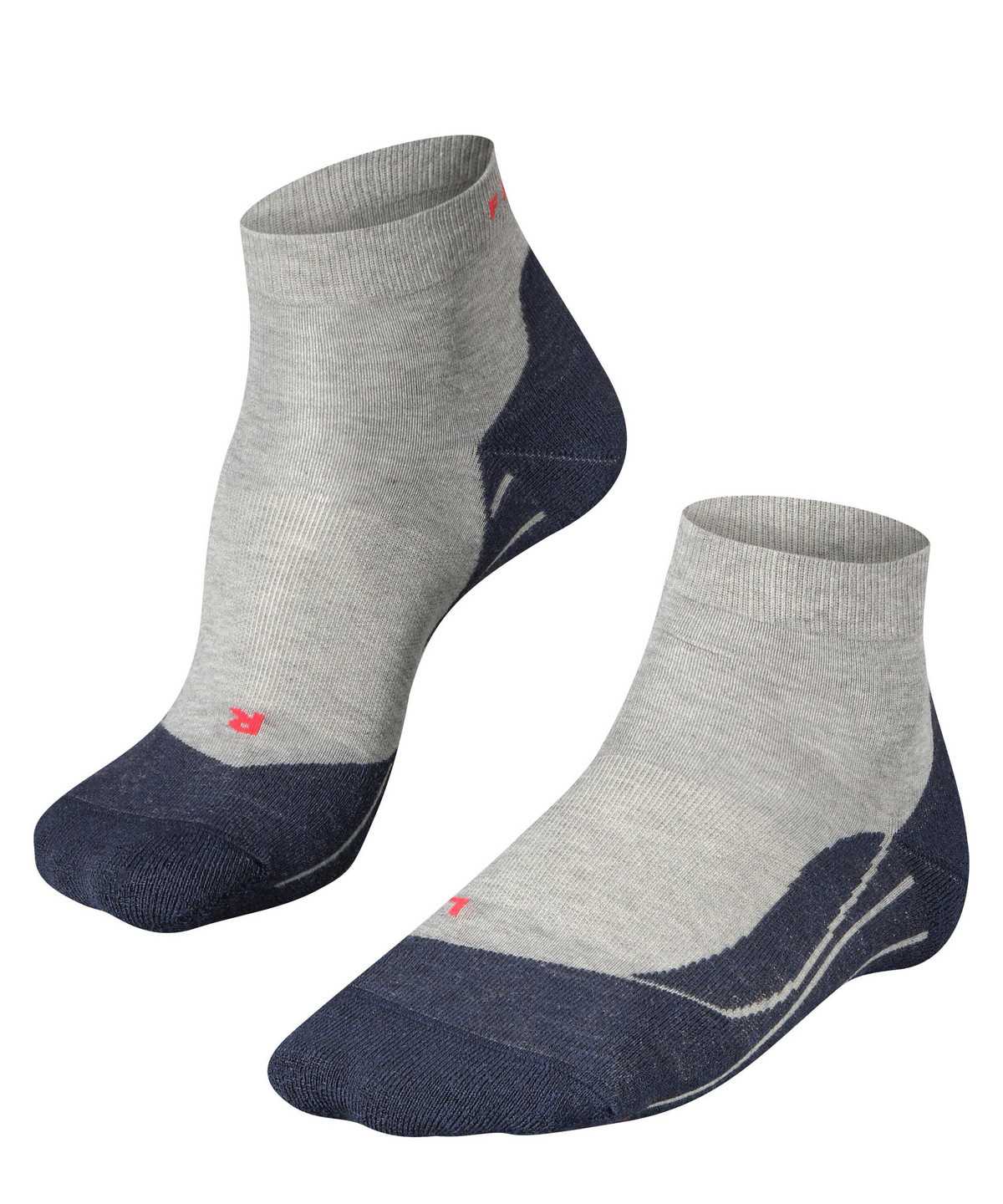 Skarpetki Falke RU4 Endurance Short Running Short sock Męskie Szare | TSJBPK-173