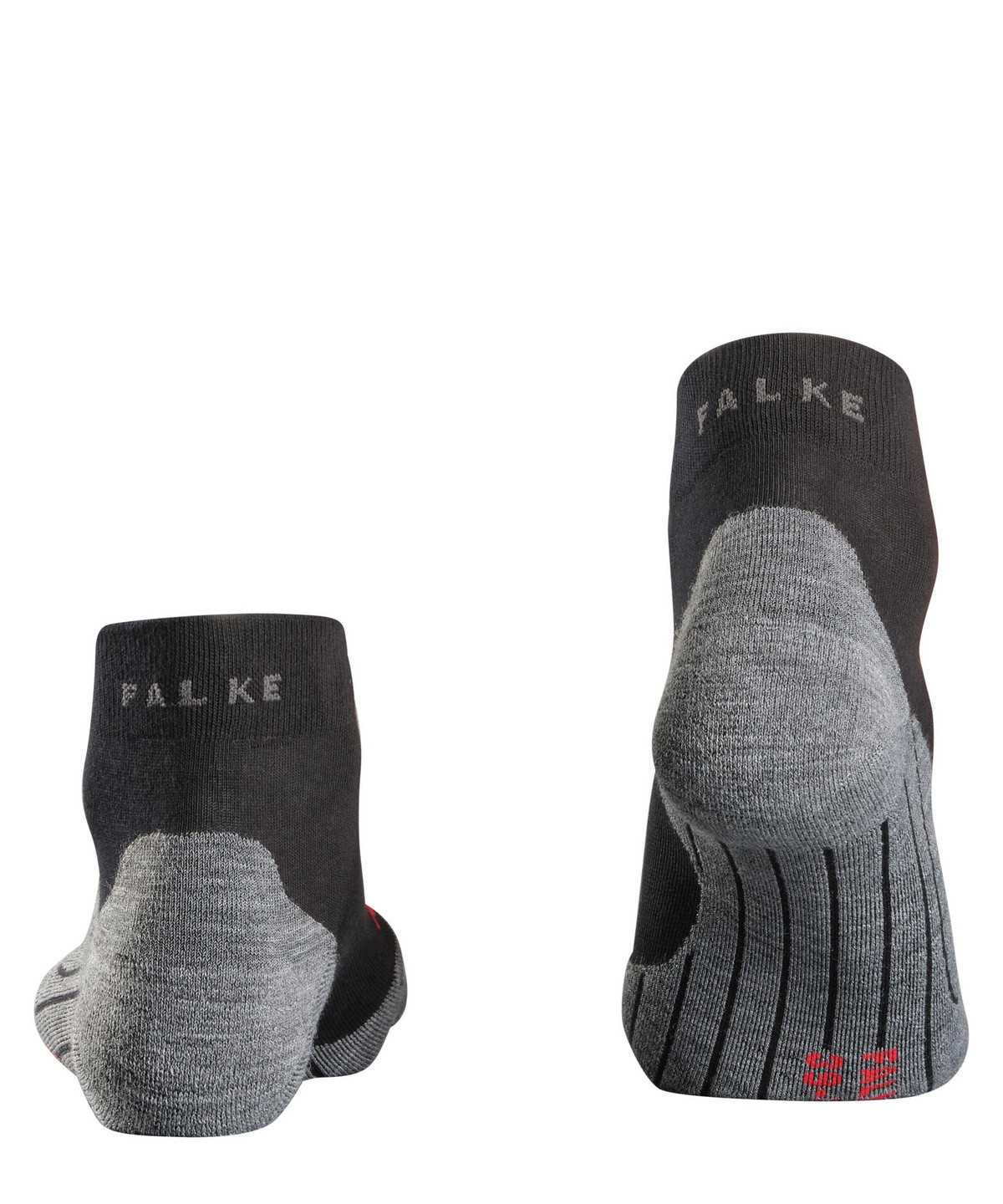 Skarpetki Falke RU4 Endurance Short Running Short sock Męskie Czarne | ZDIOCH-169