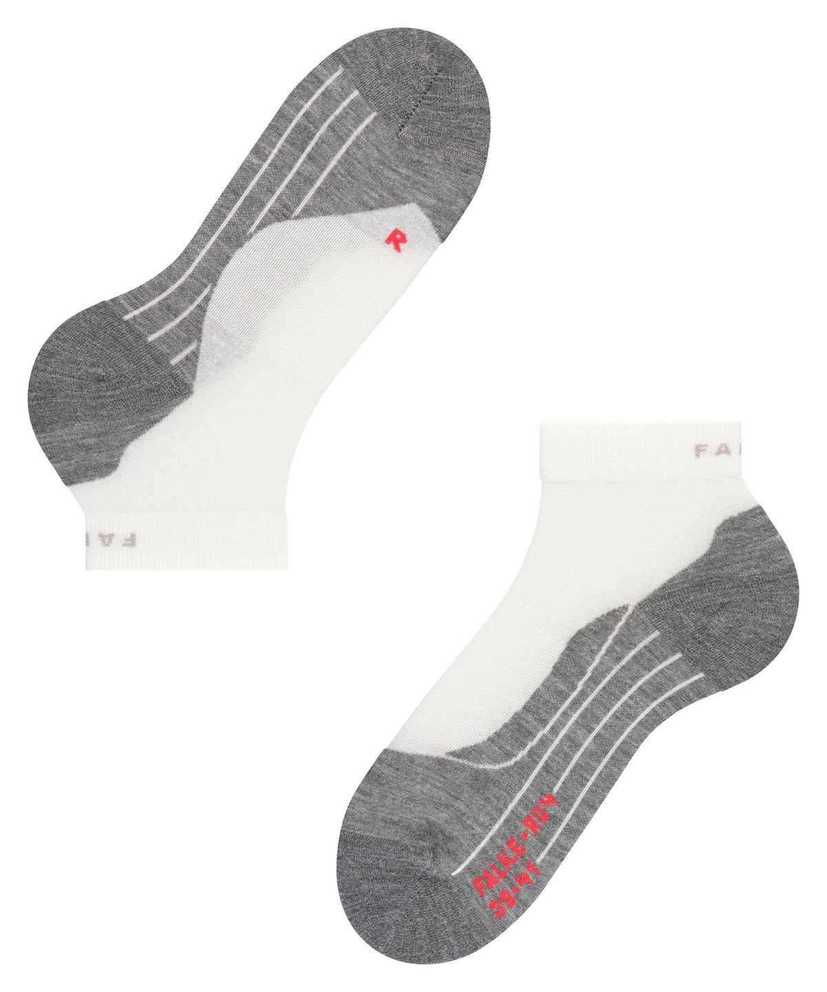 Skarpetki Falke RU4 Endurance Short Running Short sock Męskie Białe | HXCART-832