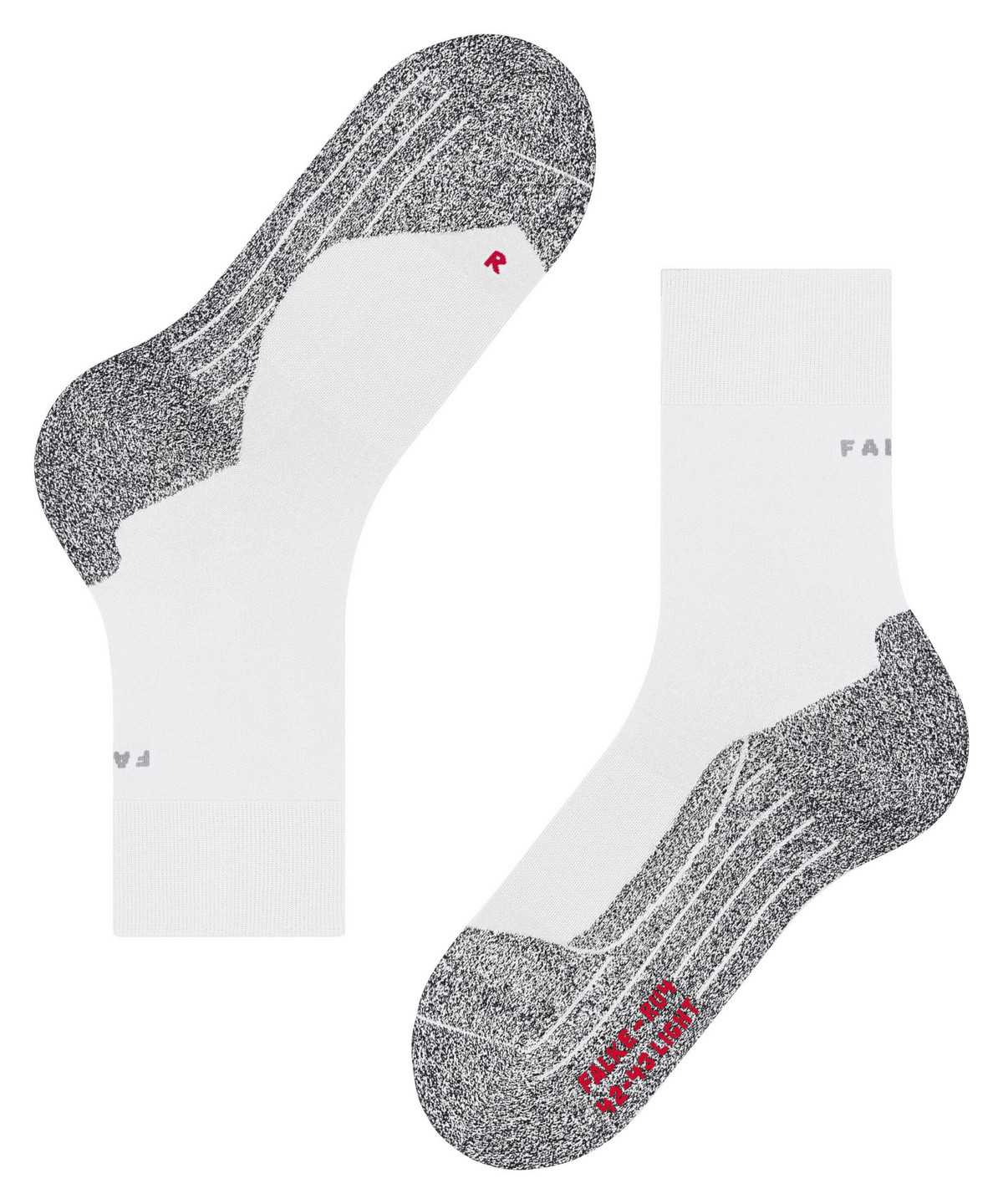 Skarpetki Falke RU4 Light Performance Running Socks Męskie Białe | TZXUEY-150