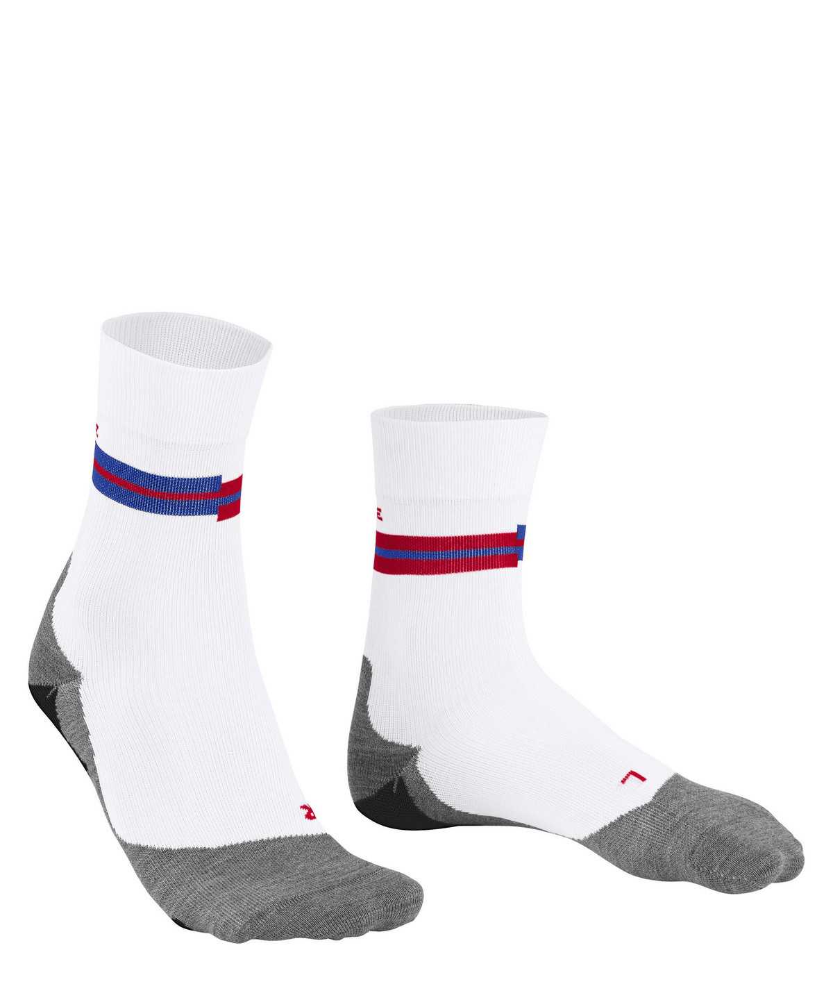 Skarpetki Falke RU5 Race Running Socks Męskie Białe | CWXBGT-542