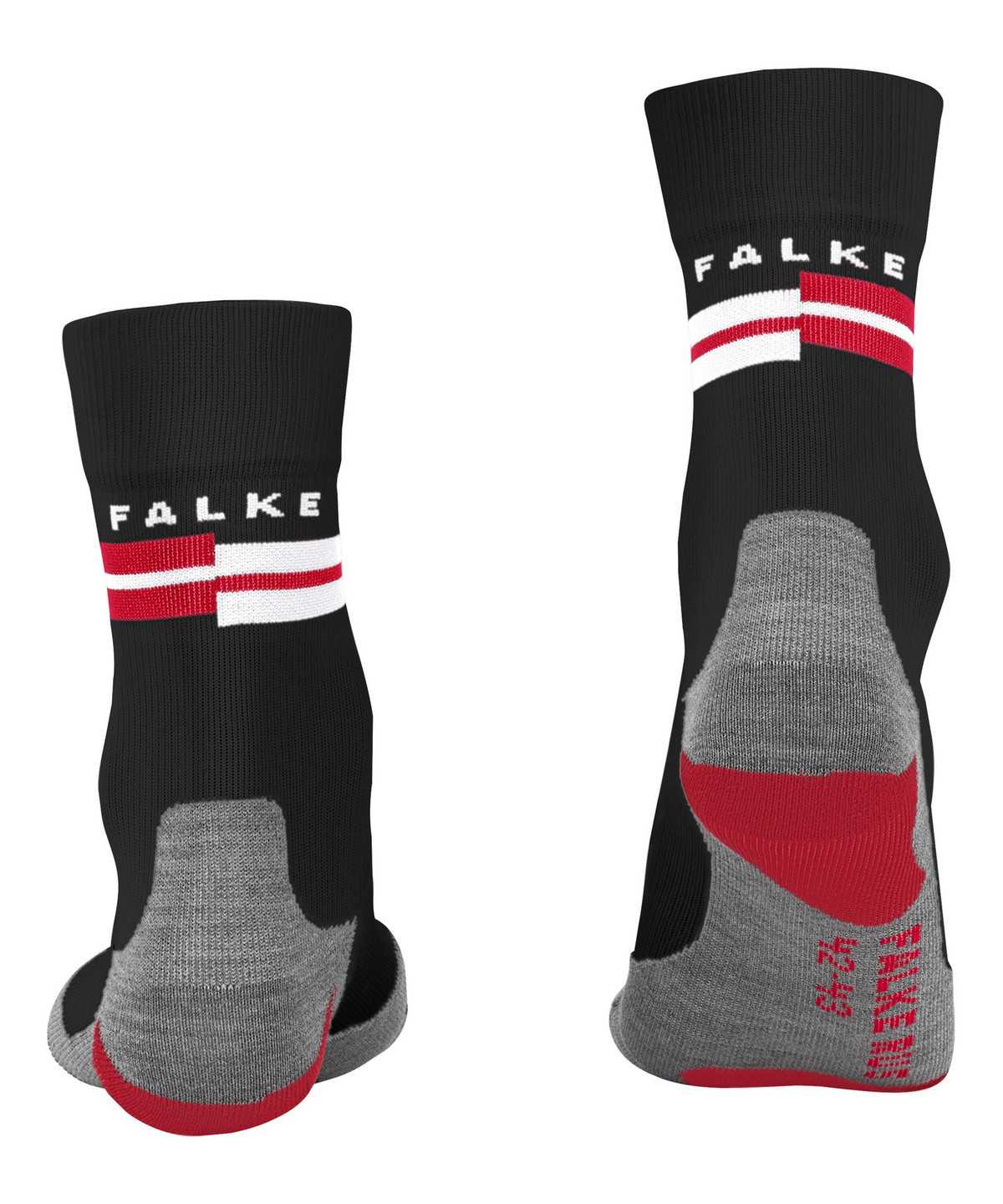 Skarpetki Falke RU5 Race Running Socks Męskie Czarne | CTBDSJ-178