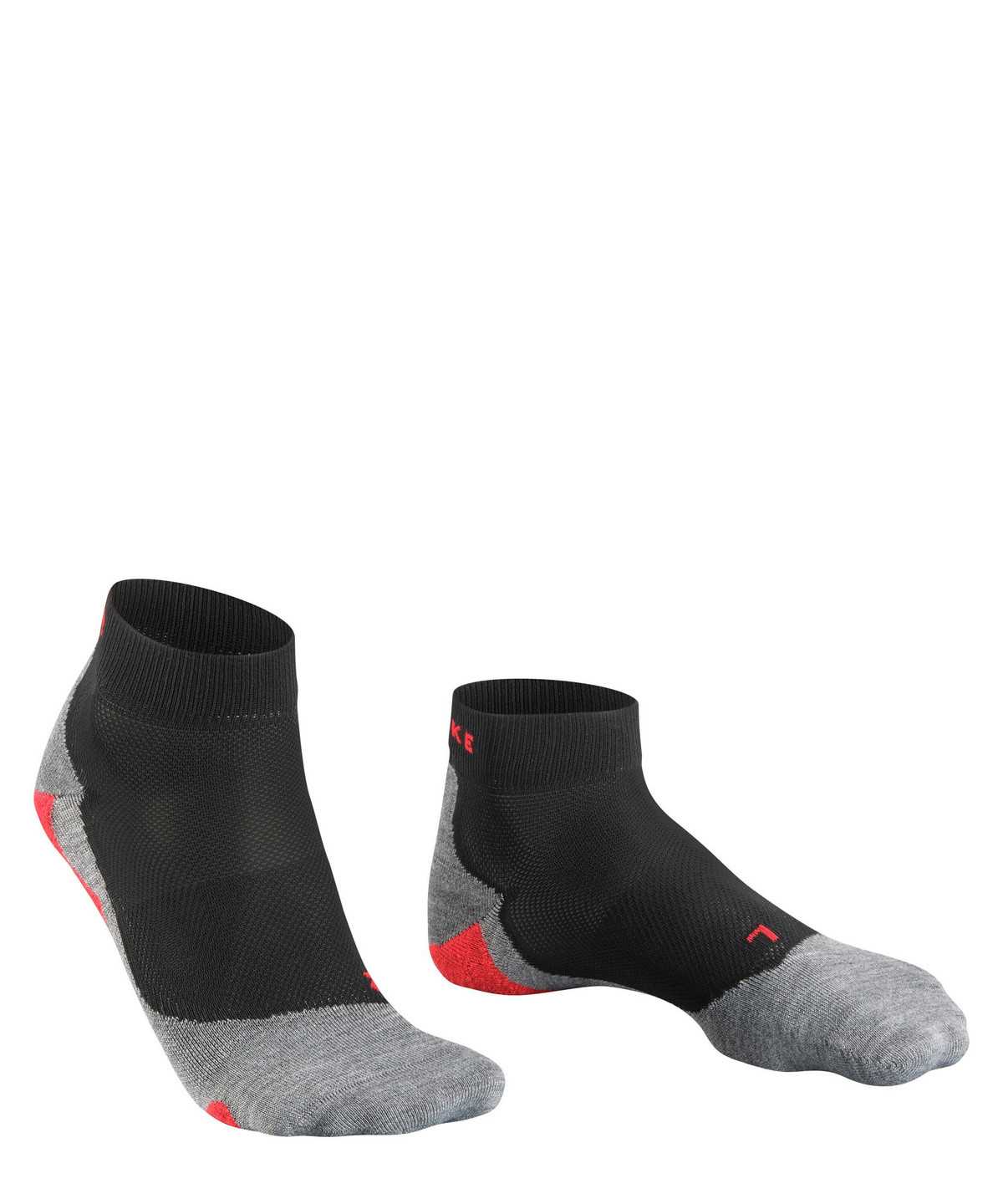 Skarpetki Falke RU5 Race Short Running Short sock Męskie Czarne | WTROUF-871