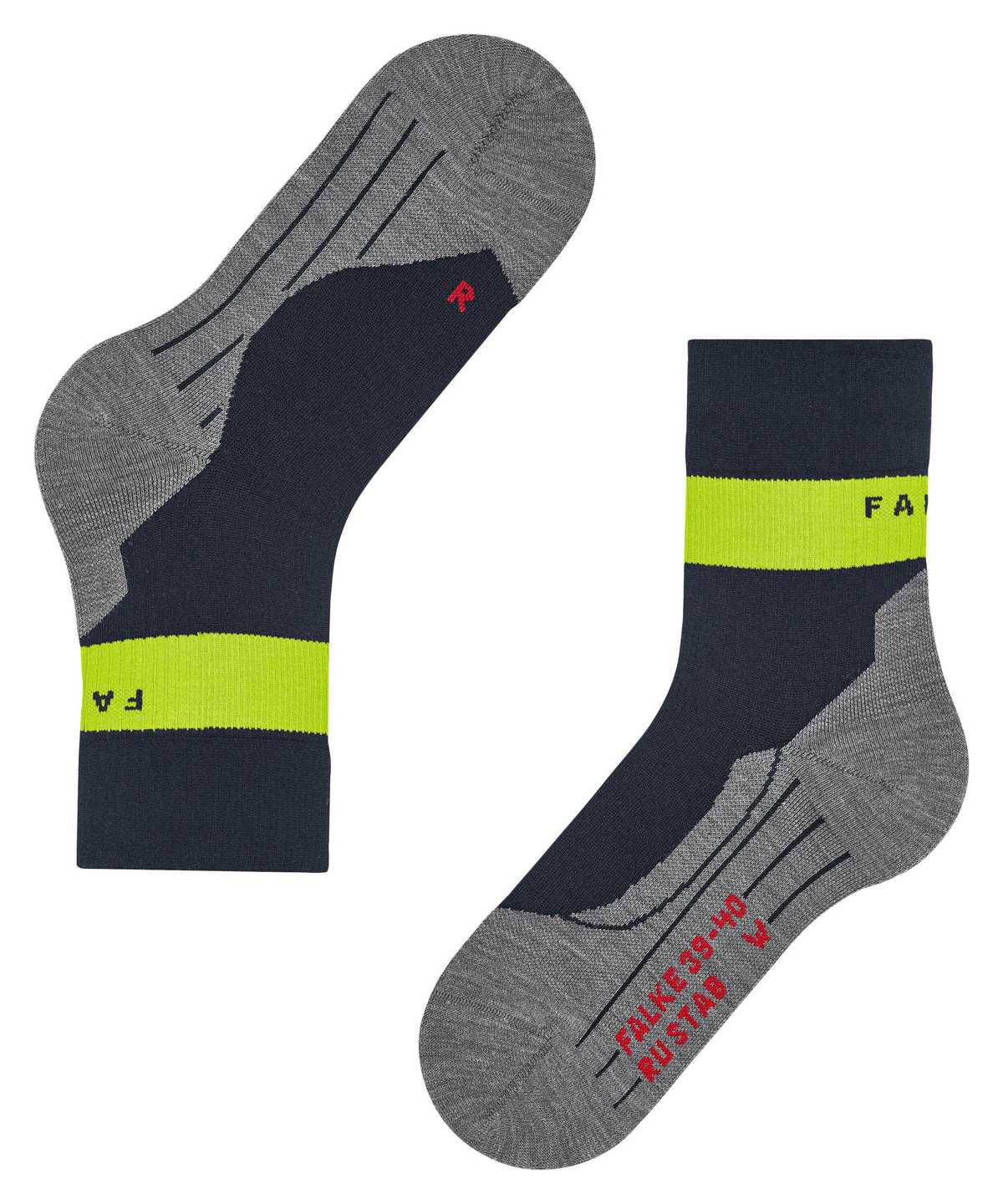 Skarpetki Falke RU Compression Stabilizing Running Socks Męskie Niebieskie | FLSDYI-821