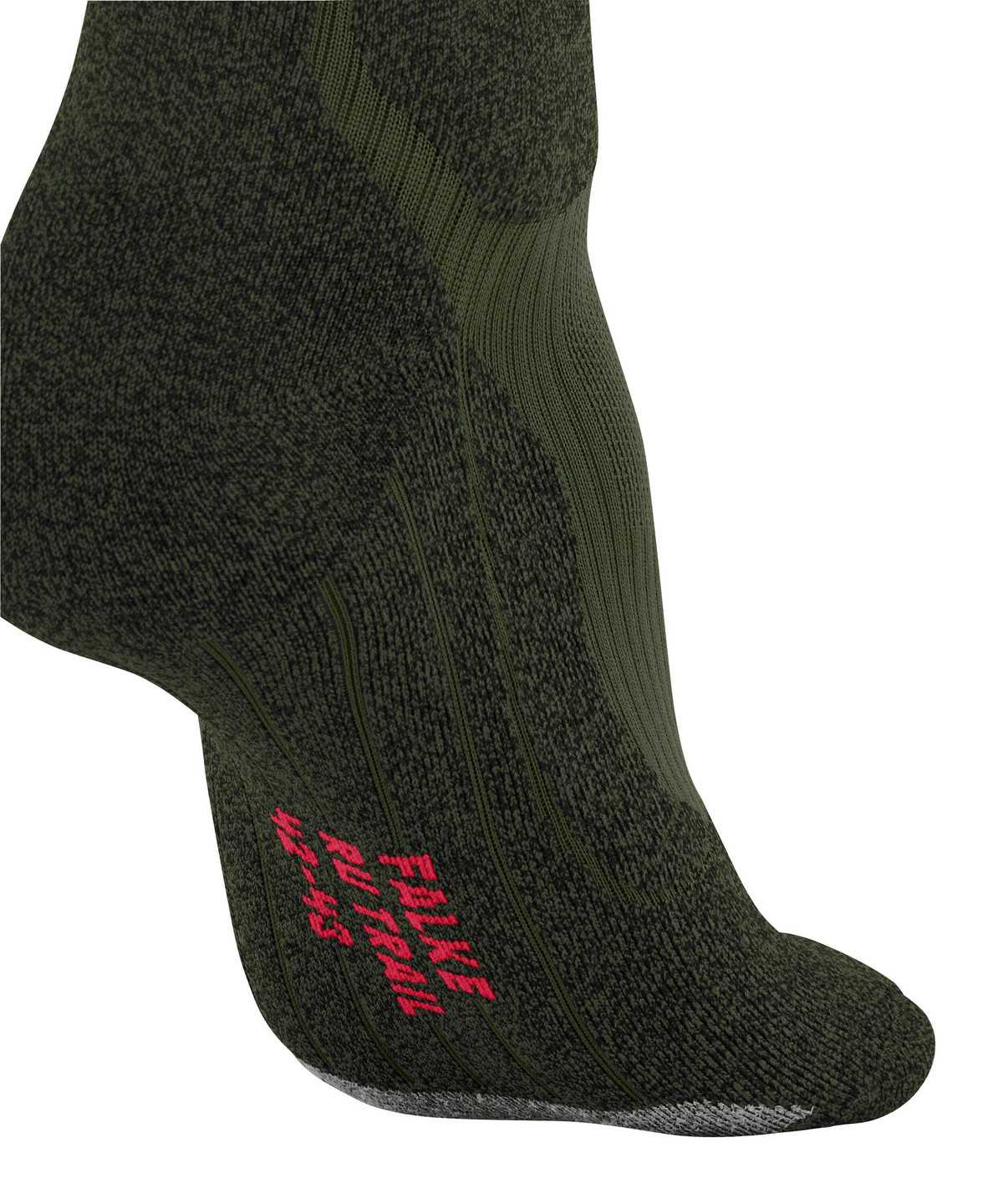 Skarpetki Falke RU Trail Grip Running Socks Męskie Zielone | IJVGXK-870