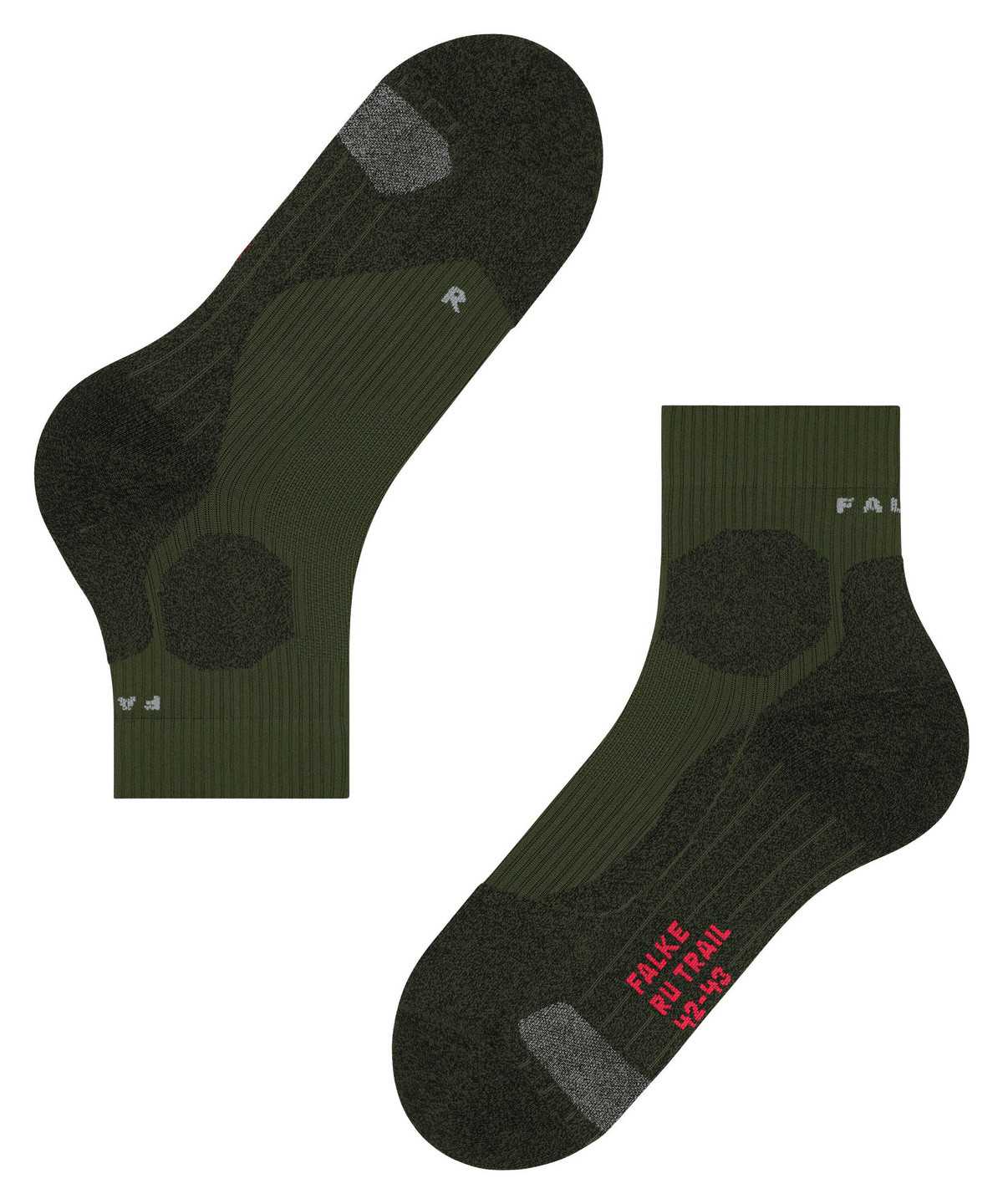 Skarpetki Falke RU Trail Grip Running Socks Męskie Zielone | IJVGXK-870