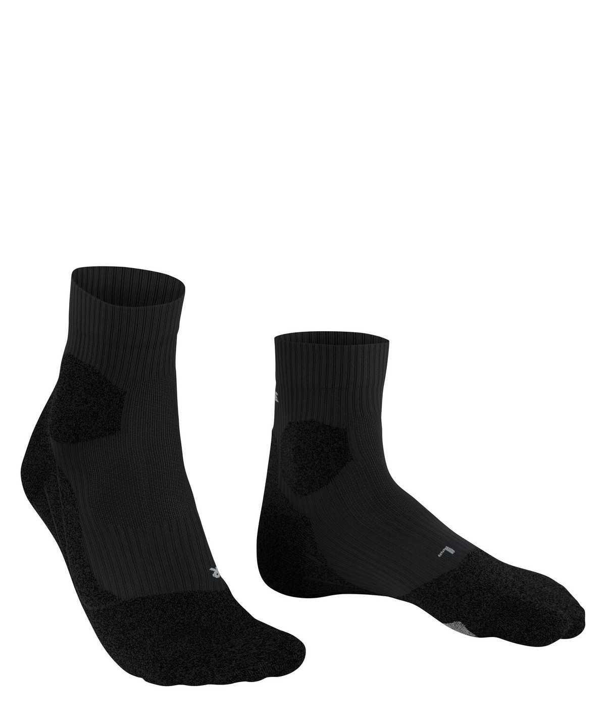 Skarpetki Falke RU Trail Grip Running Socks Męskie Czarne | SBEALT-753