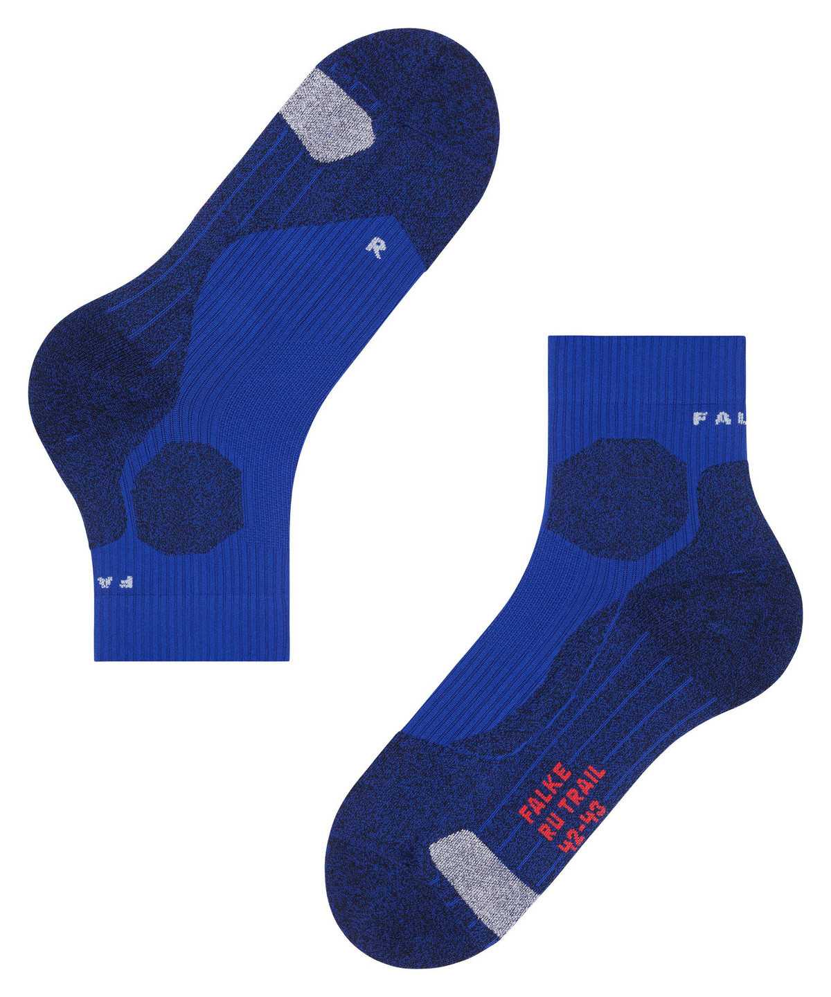 Skarpetki Falke RU Trail Grip Running Socks Męskie Niebieskie | BPAEZM-805