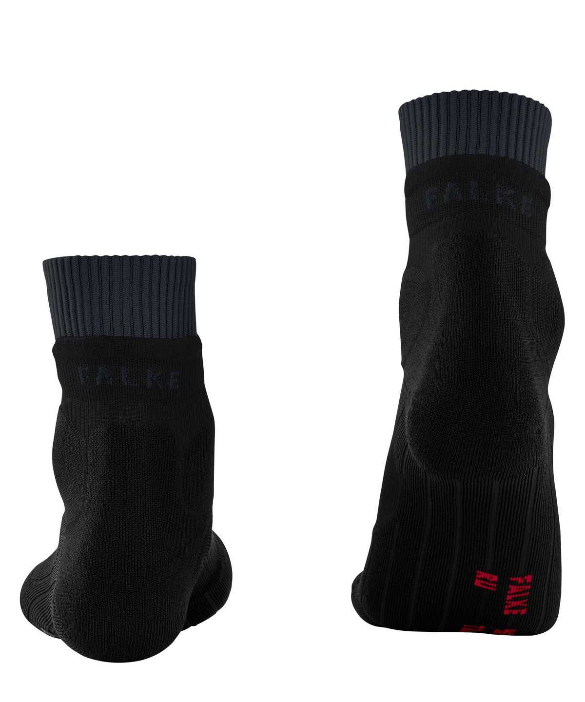 Skarpetki Falke RU Trail Running Socks Męskie Czarne | KMDOPE-751