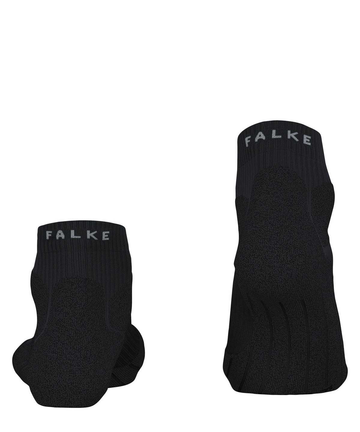 Skarpetki Falke RU Trail Running Socks Męskie Czarne | OUJFAL-852