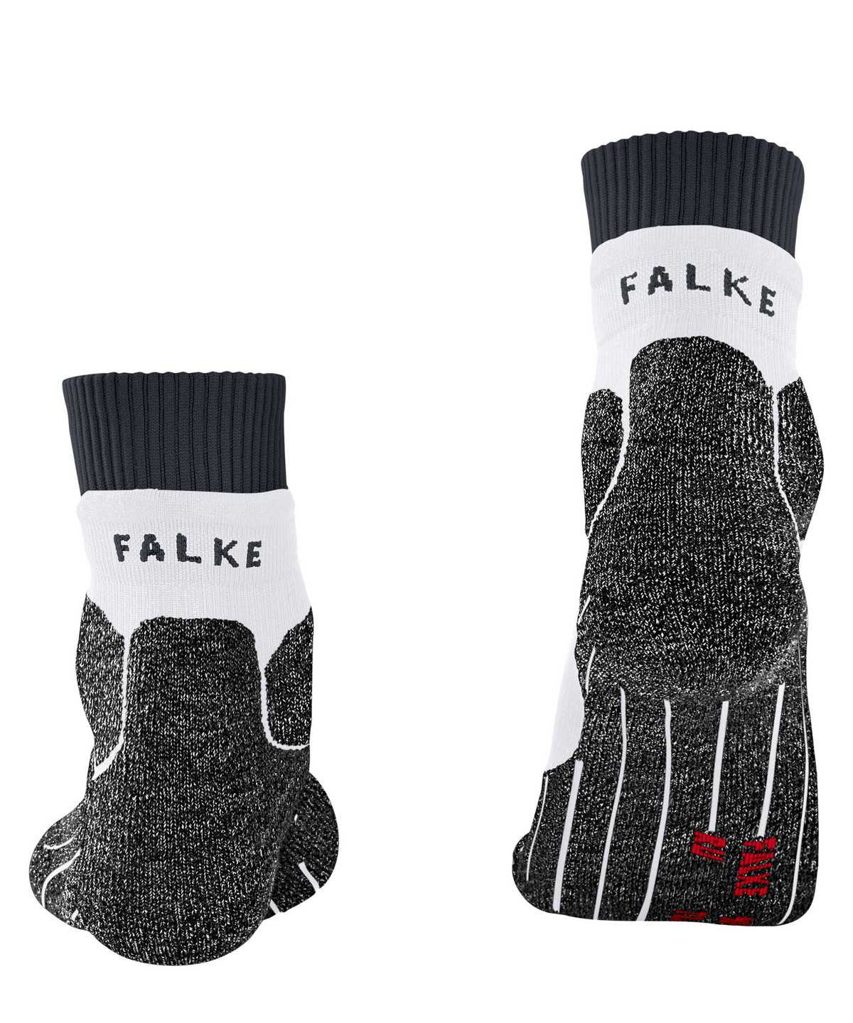 Skarpetki Falke RU Trail Running Socks Męskie Białe | FOVRQT-157