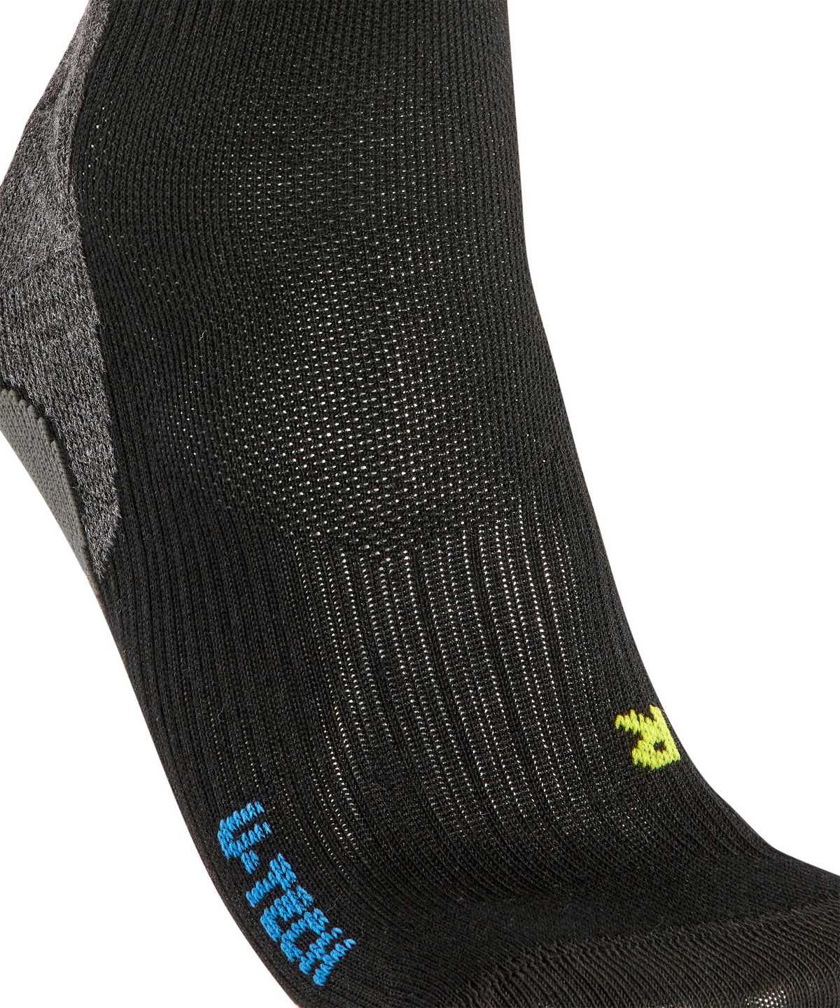 Skarpetki Falke RU True Motion Aion Running Socks Męskie Czarne | UIBKNT-213