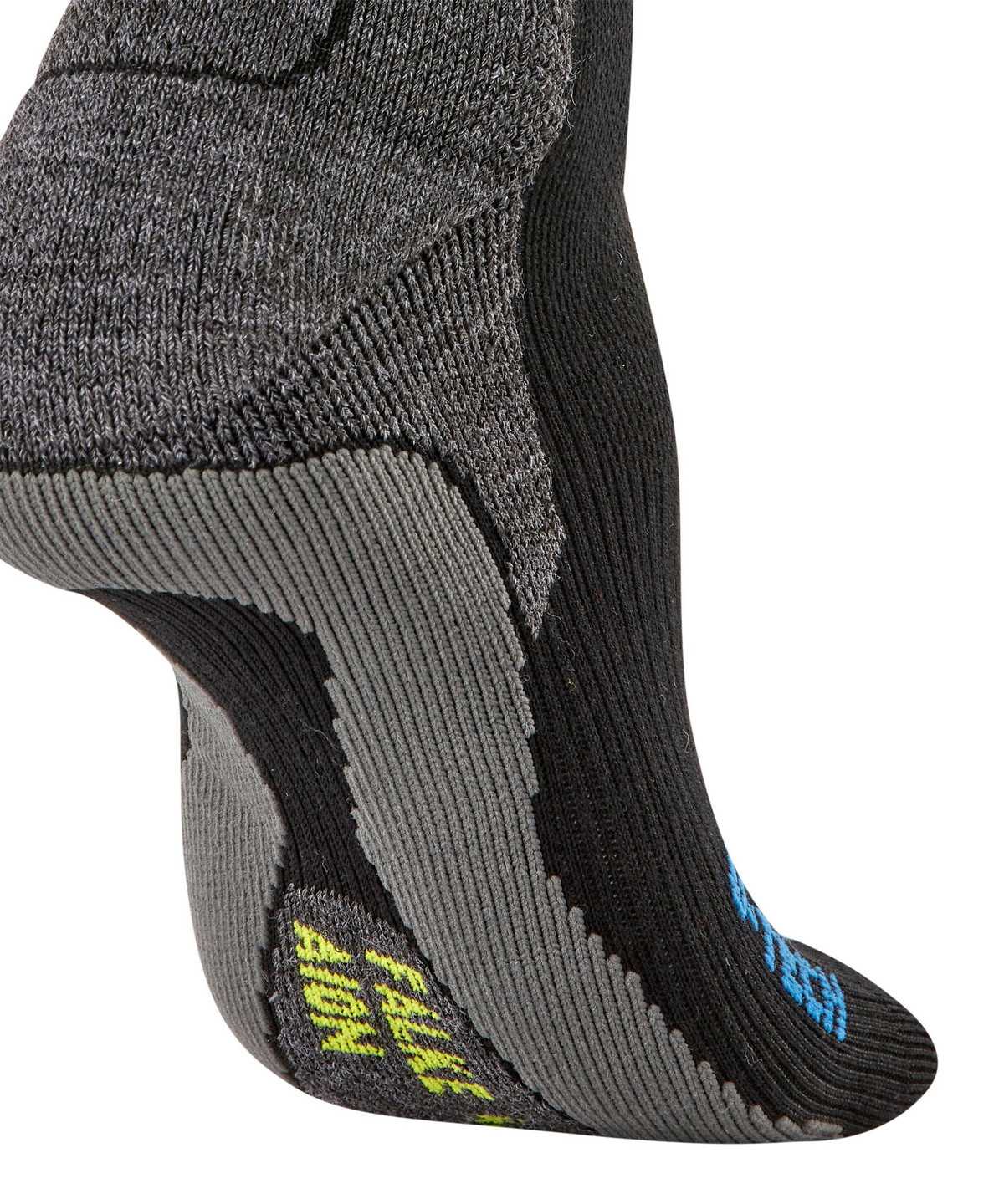 Skarpetki Falke RU True Motion Aion Running Socks Męskie Czarne | UIBKNT-213