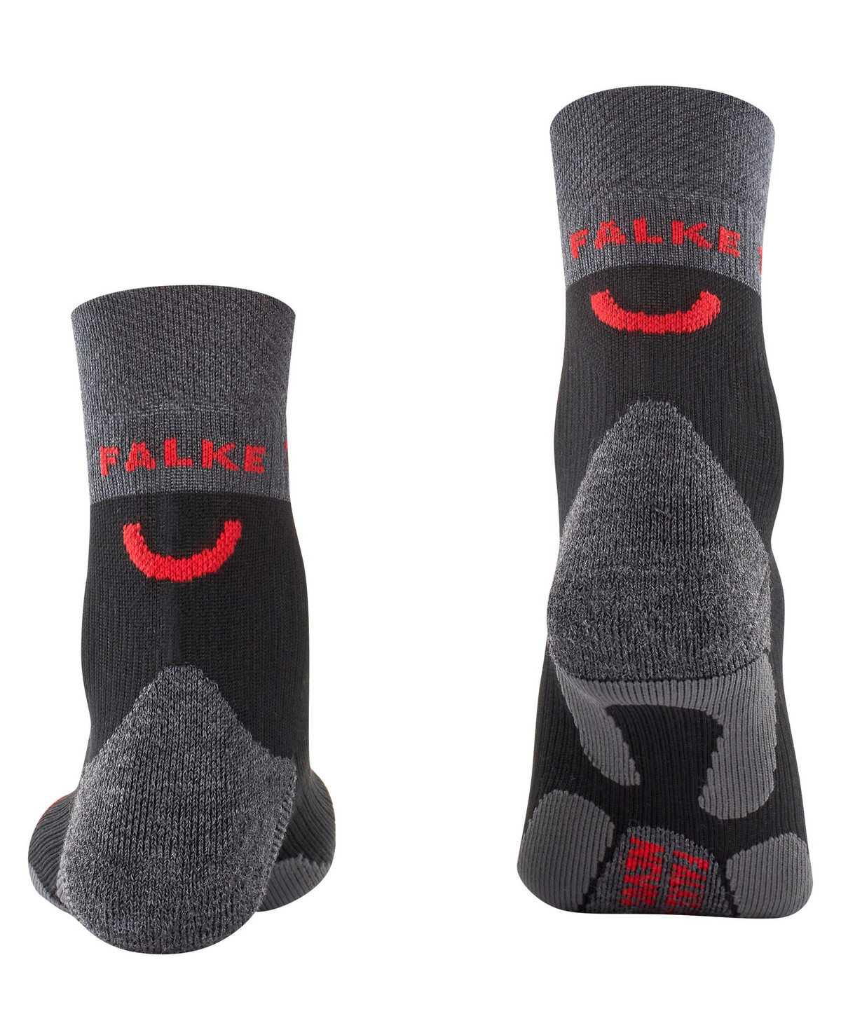 Skarpetki Falke RU True Motion Nevos Running Socks Męskie Czarne | SZCBRT-873