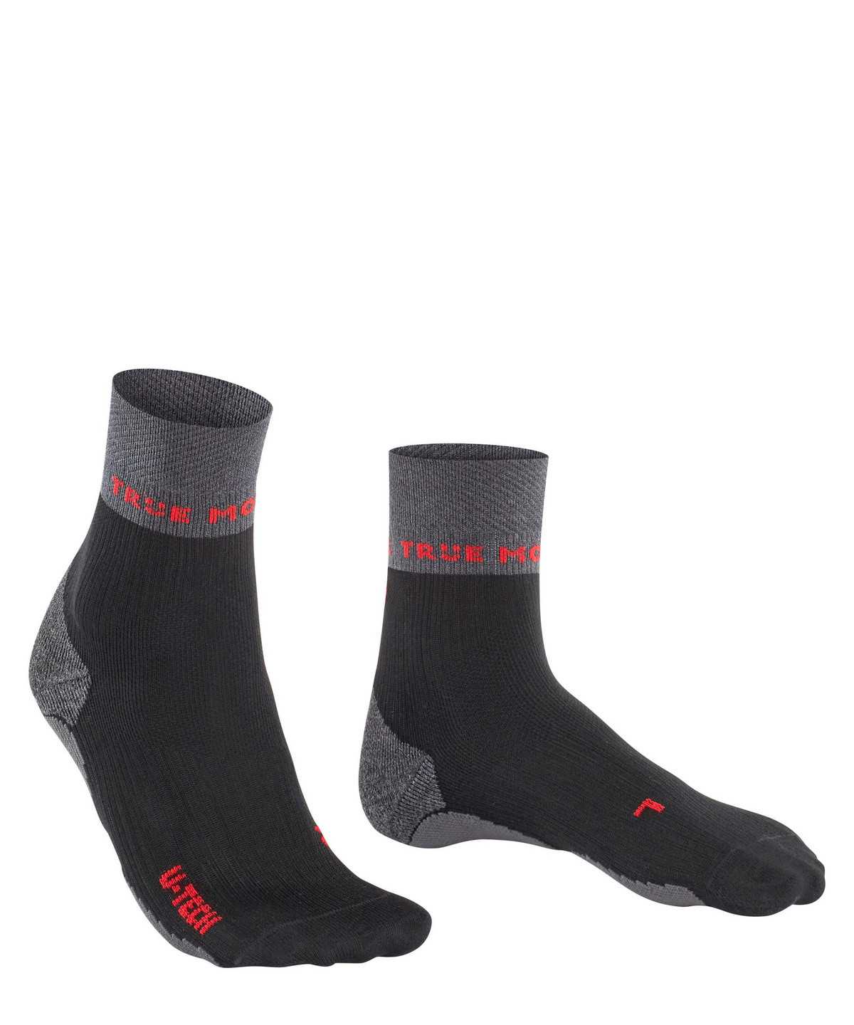 Skarpetki Falke RU True Motion Nevos Running Socks Męskie Czarne | SZCBRT-873