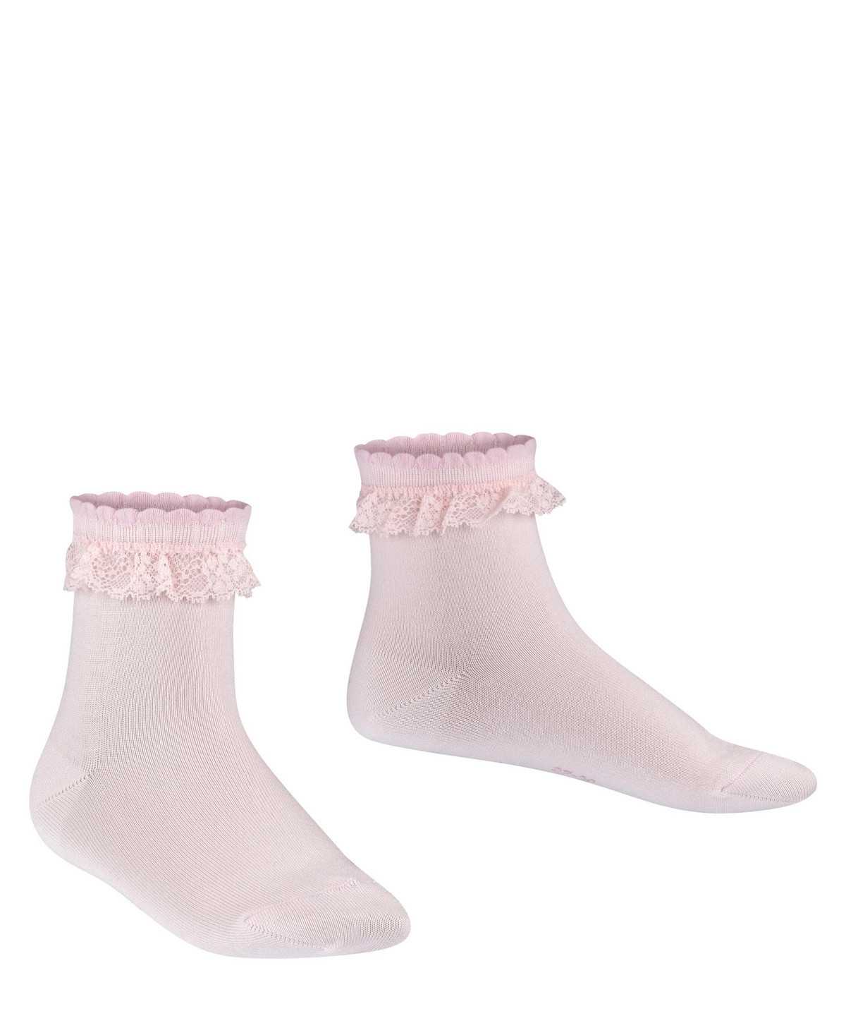 Skarpetki Falke Romantic Lace Socks Dziecięce Różowe | IOHTDR-561