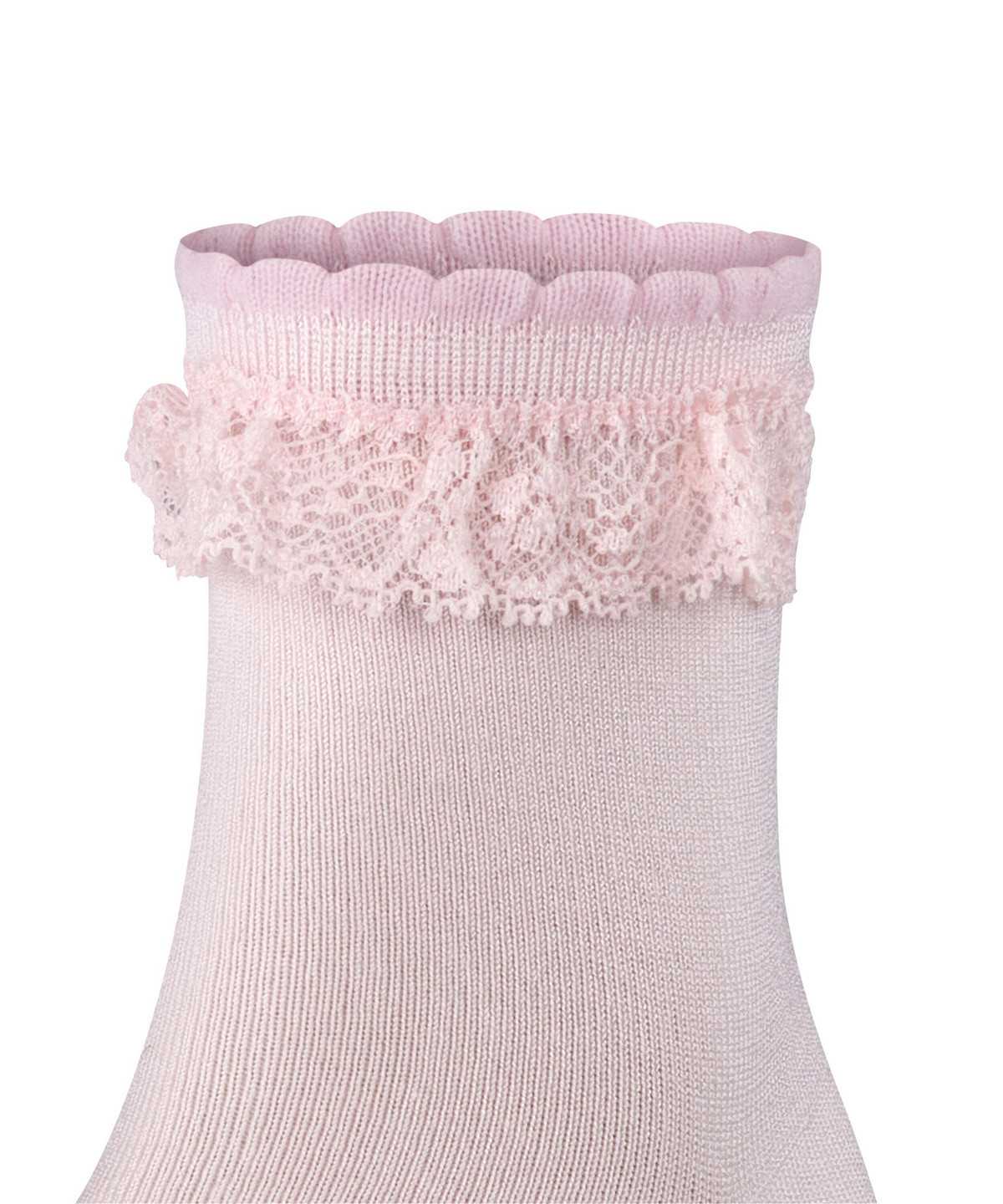 Skarpetki Falke Romantic Lace Socks Dziecięce Różowe | IOHTDR-561