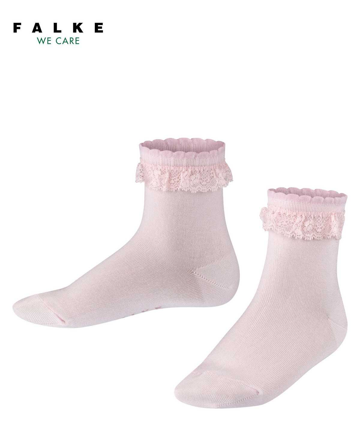 Skarpetki Falke Romantic Lace Socks Dziecięce Różowe | IOHTDR-561