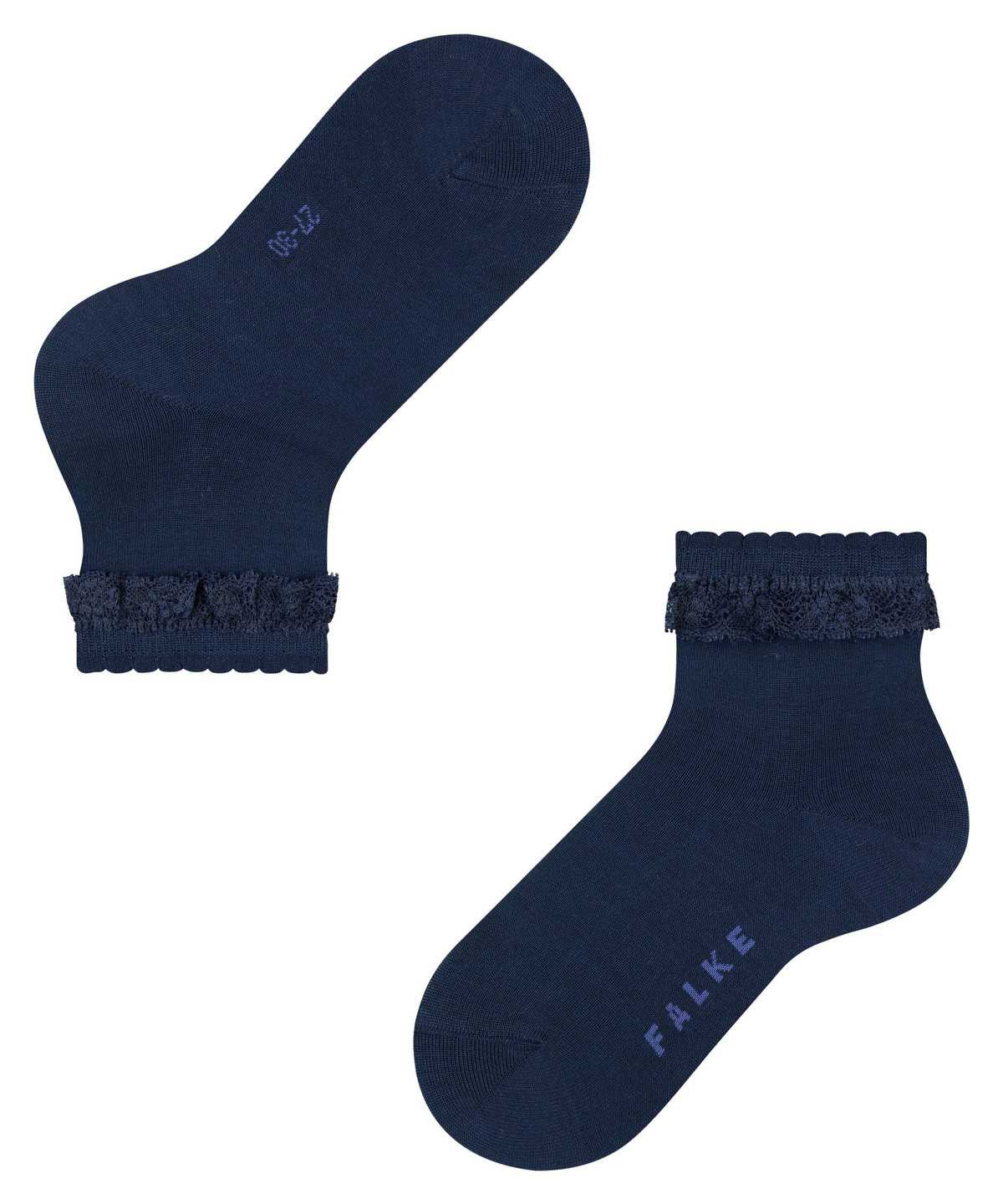 Skarpetki Falke Romantic Lace Socks Dziecięce Niebieskie | XHKIMD-072