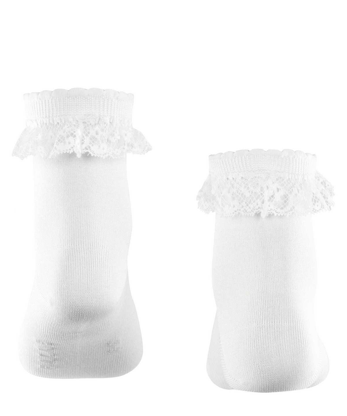 Skarpetki Falke Romantic Lace Socks Dziecięce Białe | TPKFVO-054